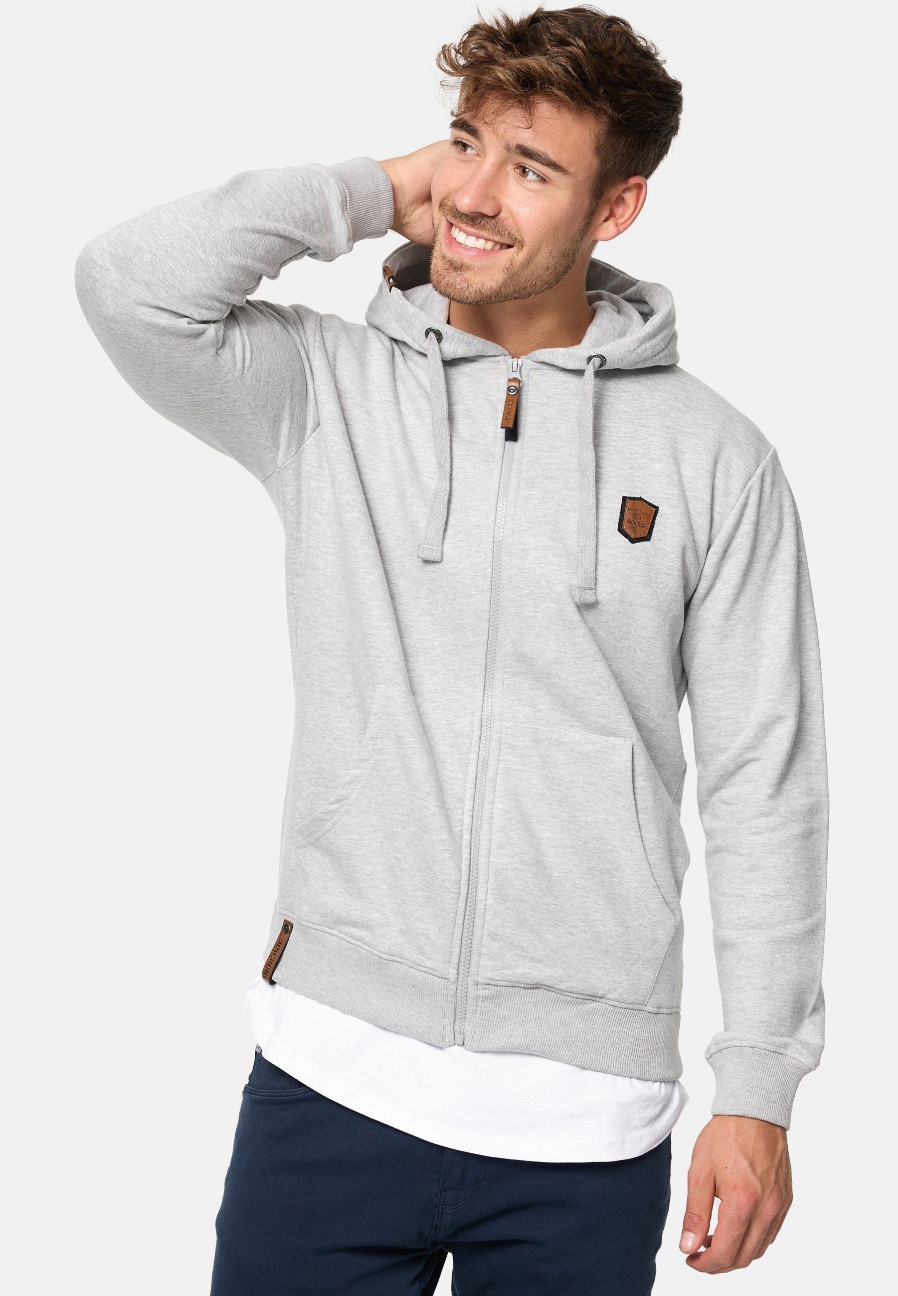 Braidwood Hoodie Indicode Grey Lt Mix