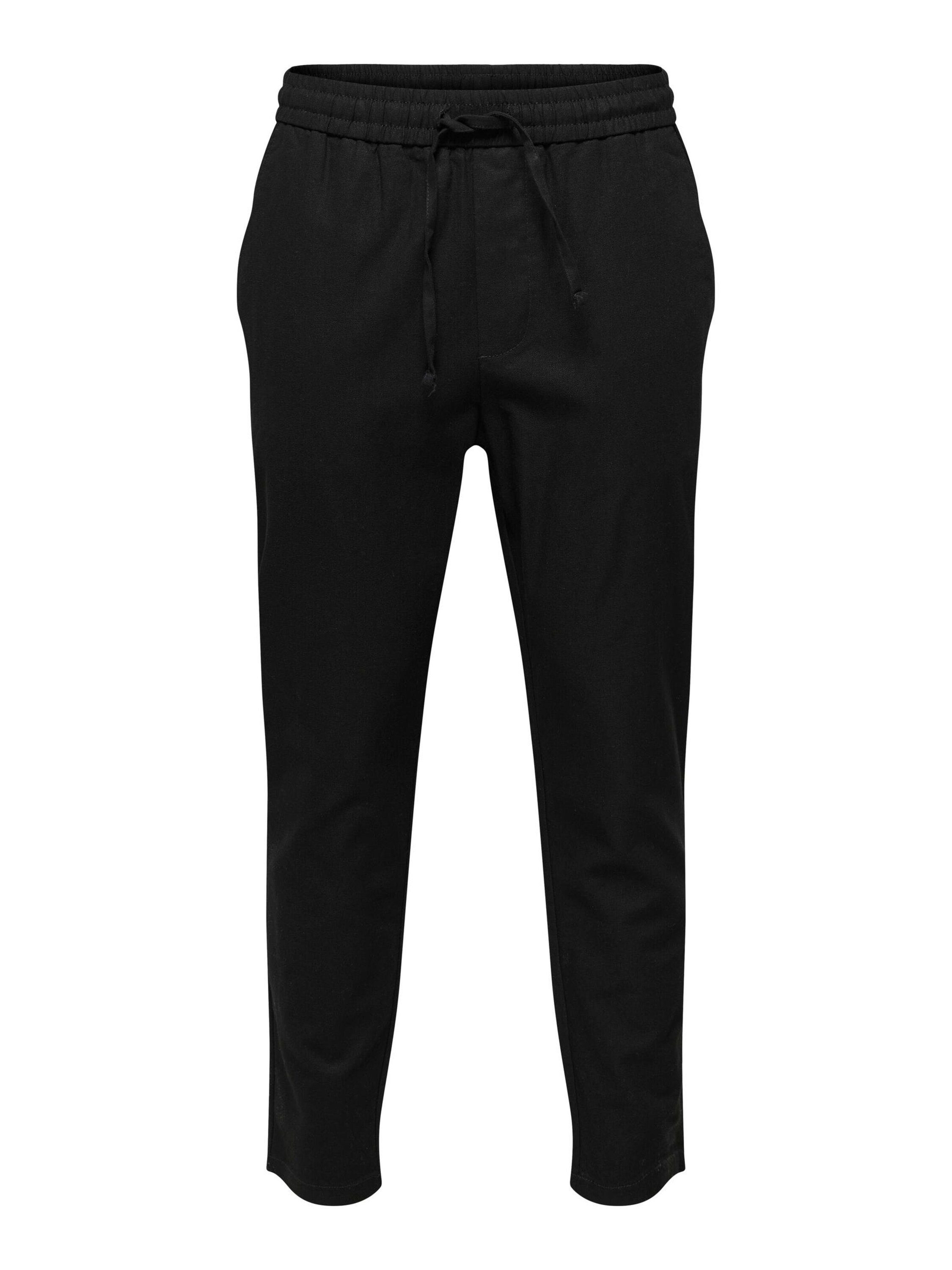 Only & Sons Herren Sweatpant ONSLINUS CROP LIN - Tapered Fit günstig online kaufen