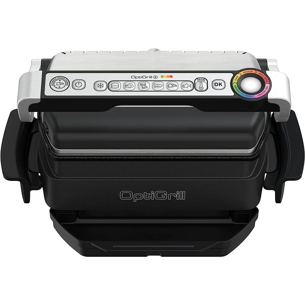 Tefal Kontaktgrill GC714D - Opti Grill- 2000 Watt-schwarz/edelstahlfarben
