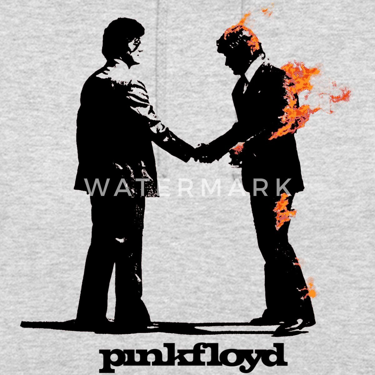 Spreadshirt Hoodie Pink Floyd Album Cover Und Logo Unisex Hoodie (1-tlg)