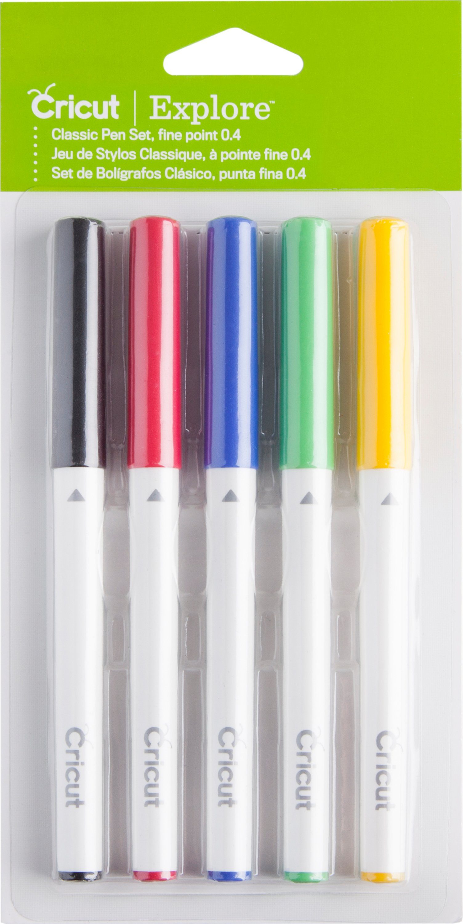 Cricut Malstift Карандаши Point Pen Fine, 0,4 mm 5er-Set
