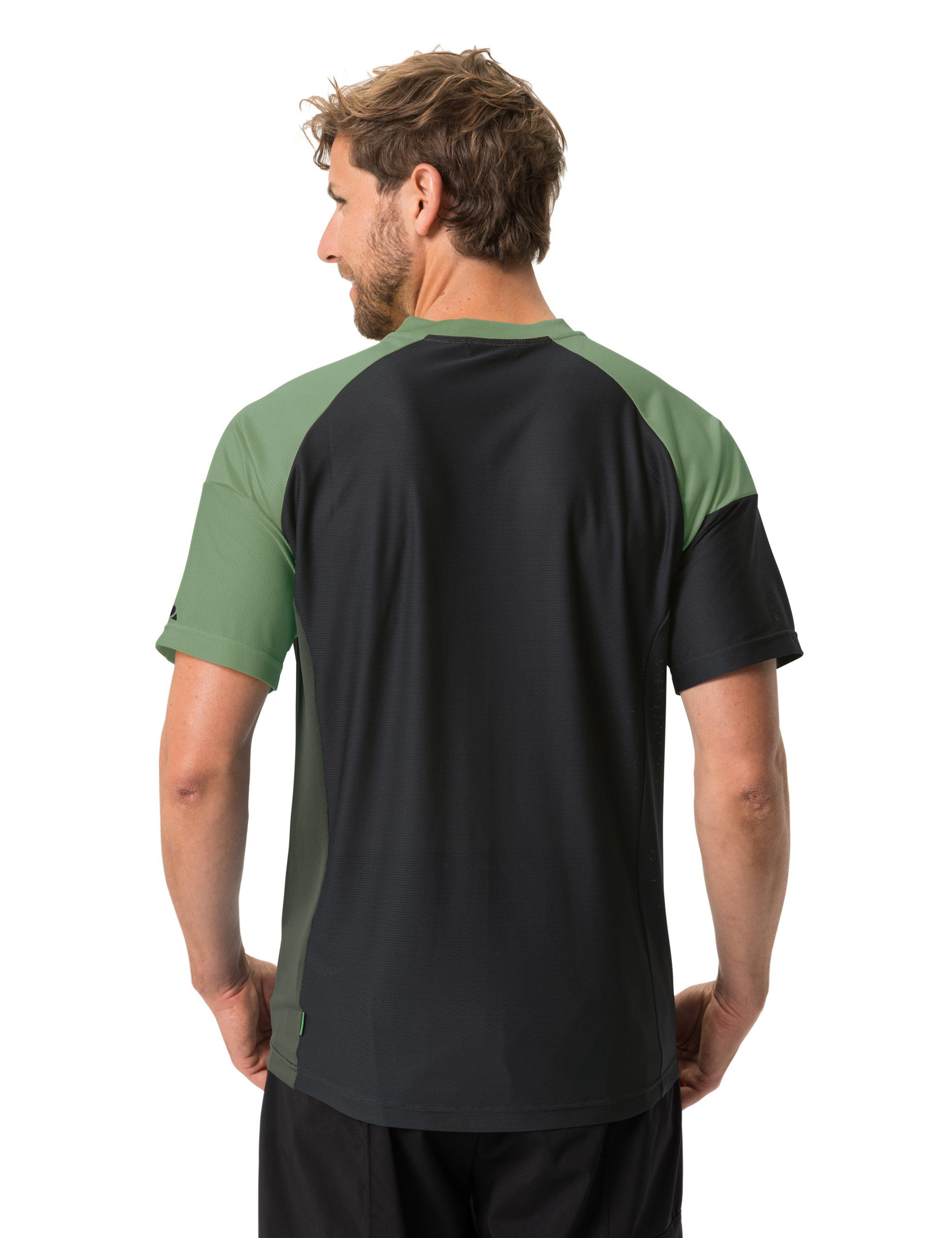 T-Shirt T-Shirt Knopf green willow Moab VI VAUDE Men's Grüner (1-tlg)