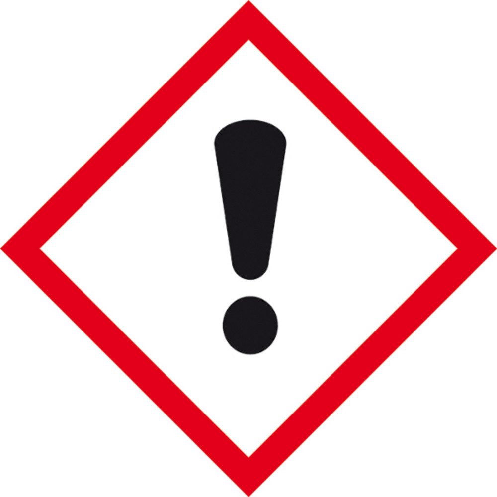 Hinweisschild SafetyMarking 21.B1028 GHS-Gefahrenpiktogramm 07 Ausrufezeichen, Hygie