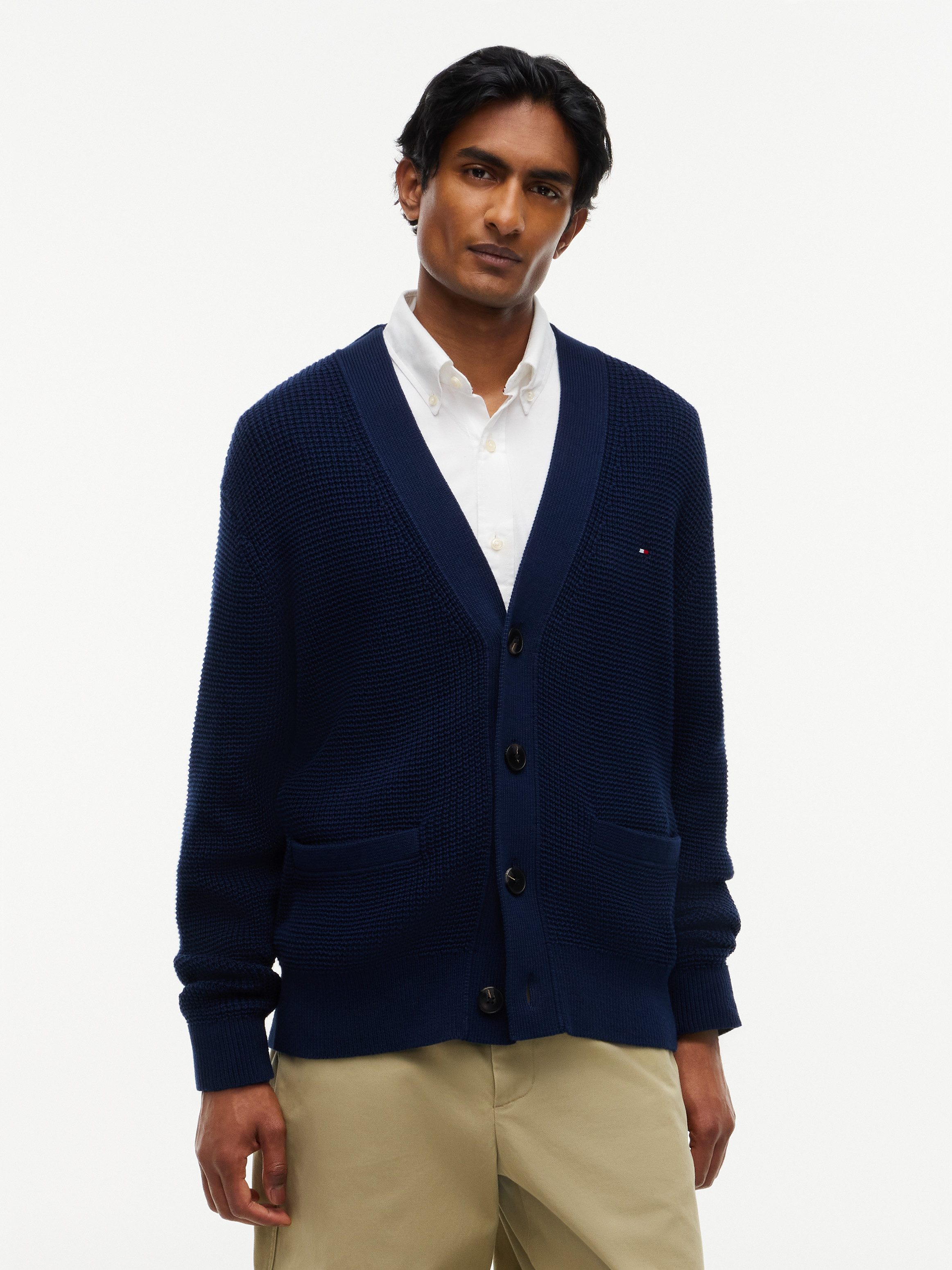 Tommy Hilfiger Cardigan WAFFLE STRUCTURE