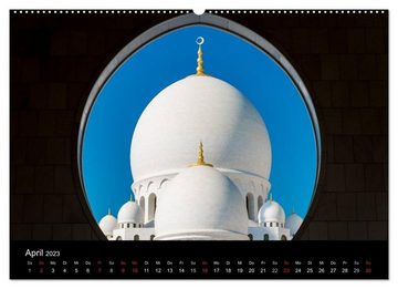 CALVENDO Wandkalender Dubai, Abu Dhabi und UAE 2023 (Premium, hochwertiger DIN A2 Wandkalender 2023, Kunstdruck in Hochglanz)