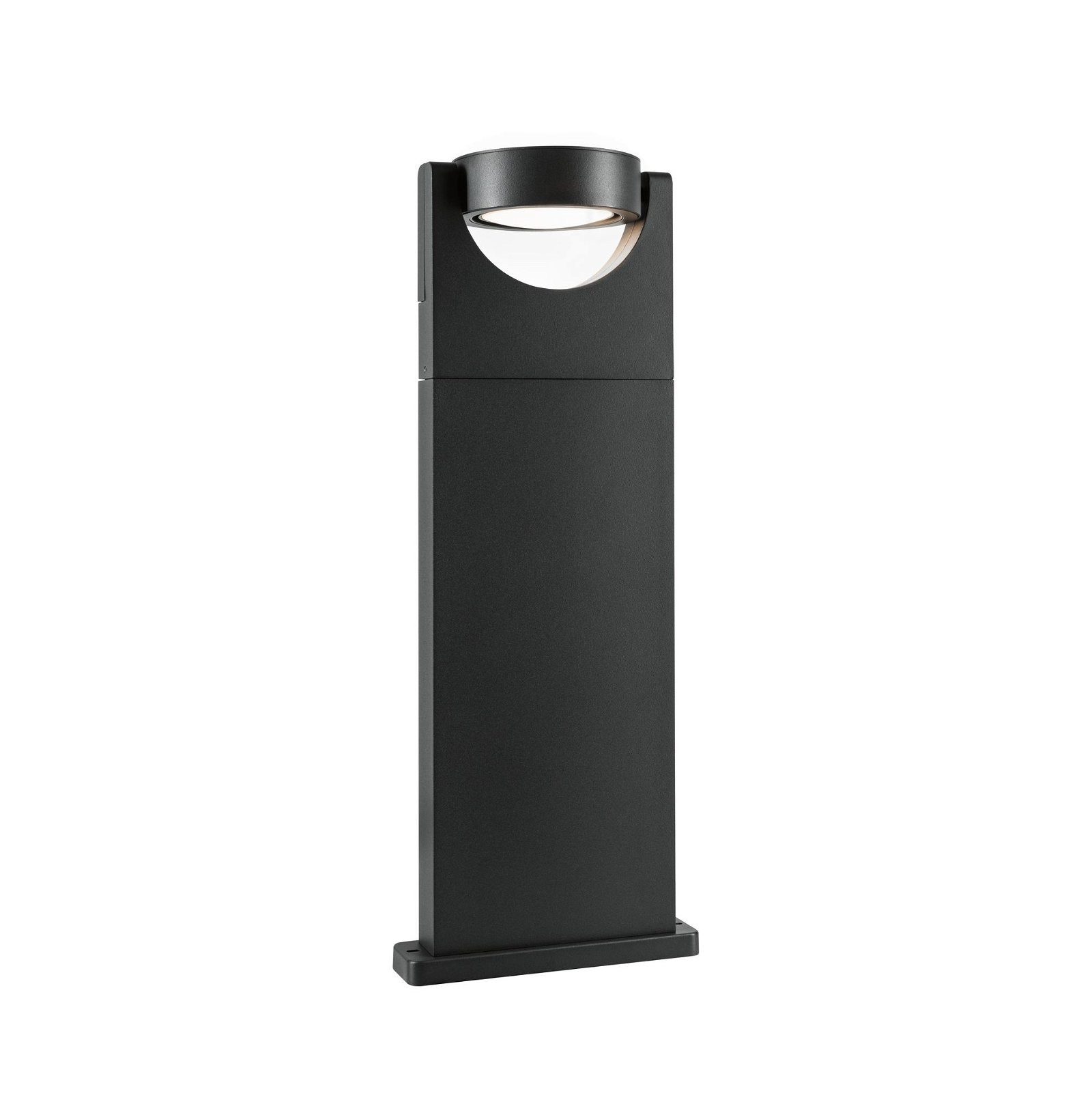 Paulmann LED Pollerleuchte Swivea IP44 625mm 3000K 8W 460lm 230V Anthrazit Aluminium, LED fest integriert, Warmweiß