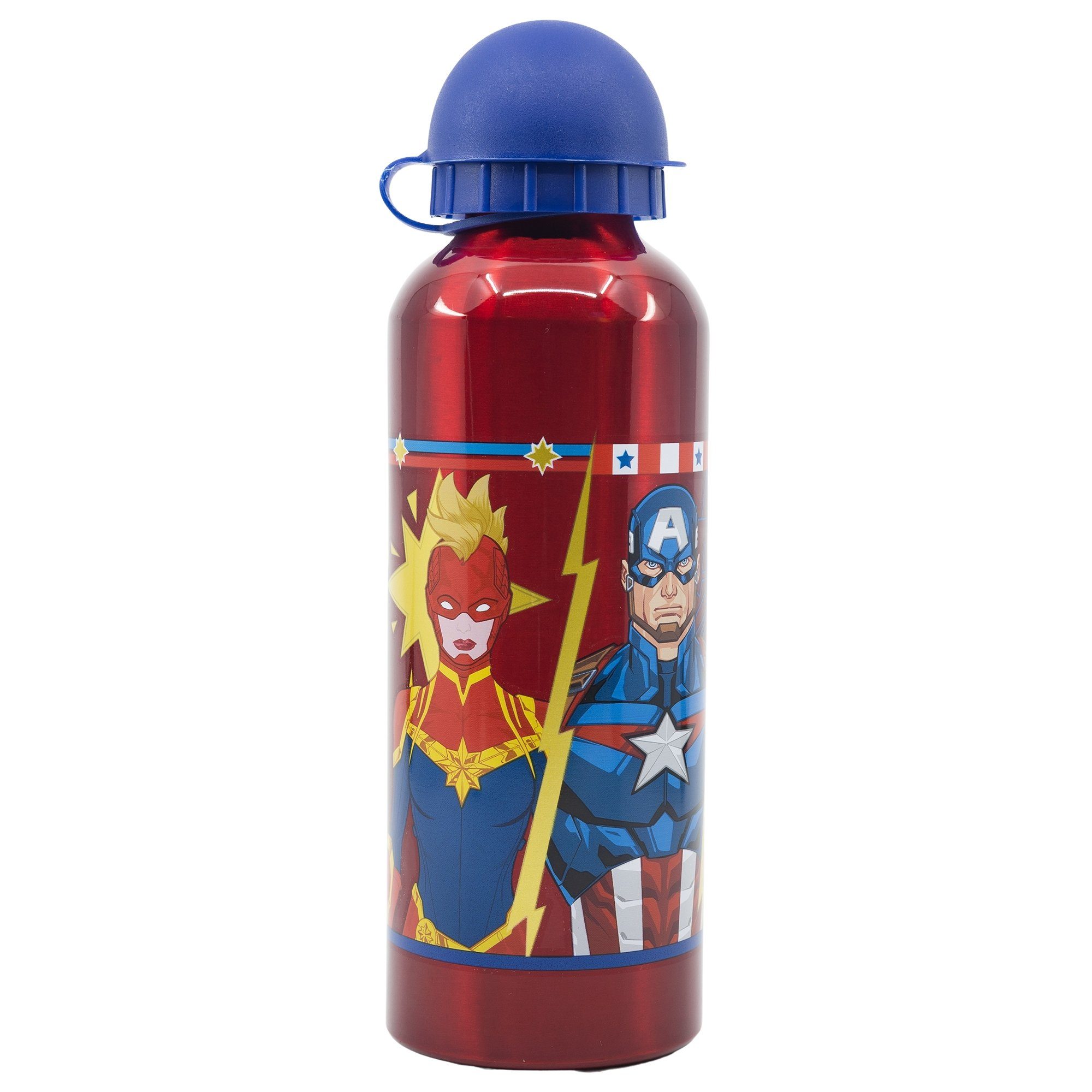 MARVEL Trinkflasche Marvel Avengers Sport Aluminium Wasserflasche Flasche 530 ml