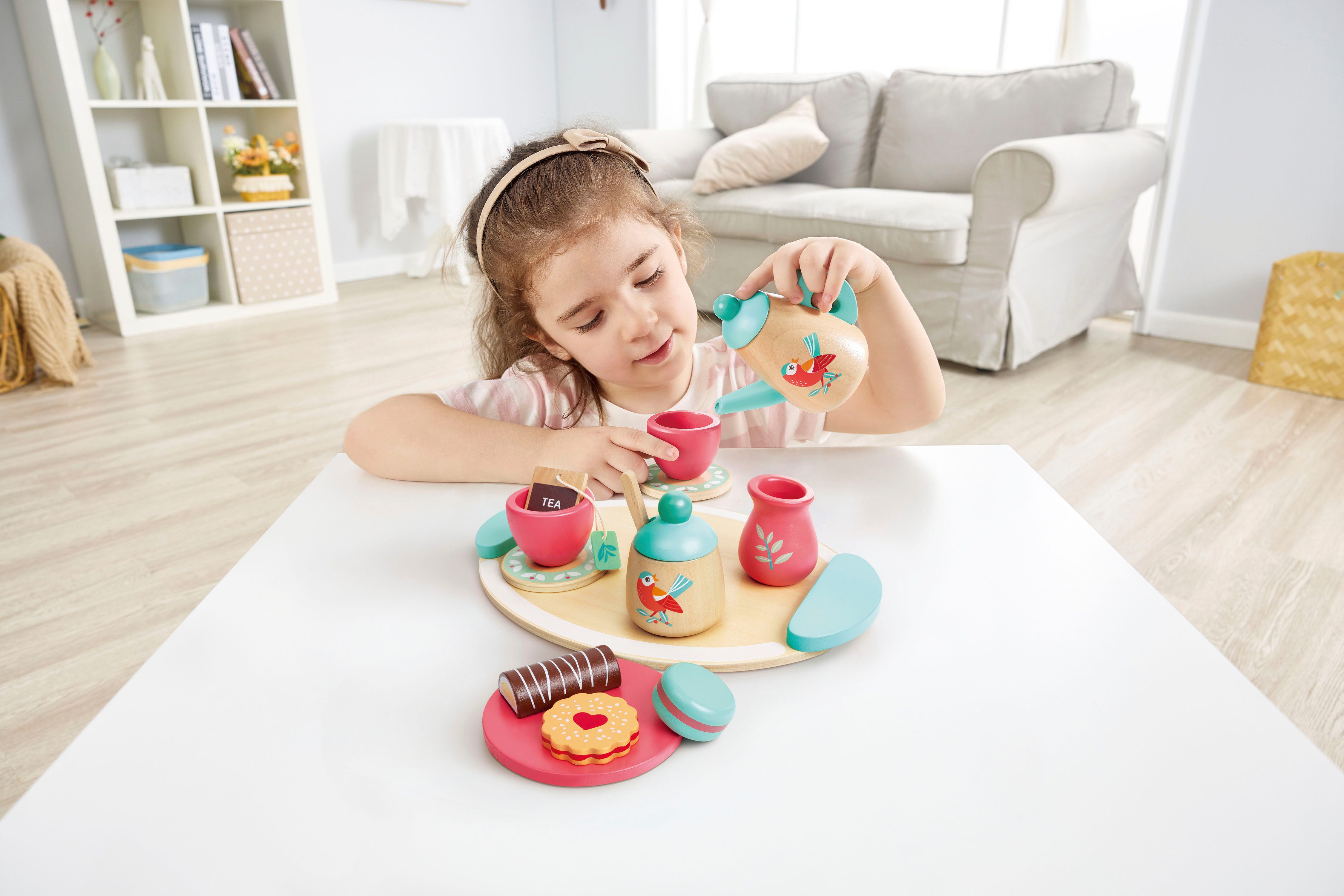 Hape Spielgeschirr Kinder-Teeservice, aus Holz