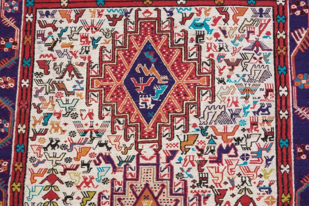 12 Kelim Shahsavan Nain 97x129 Handgeknüpfter Orientteppich, Höhe: rechteckig, Orientteppich mm Soumak Trading,