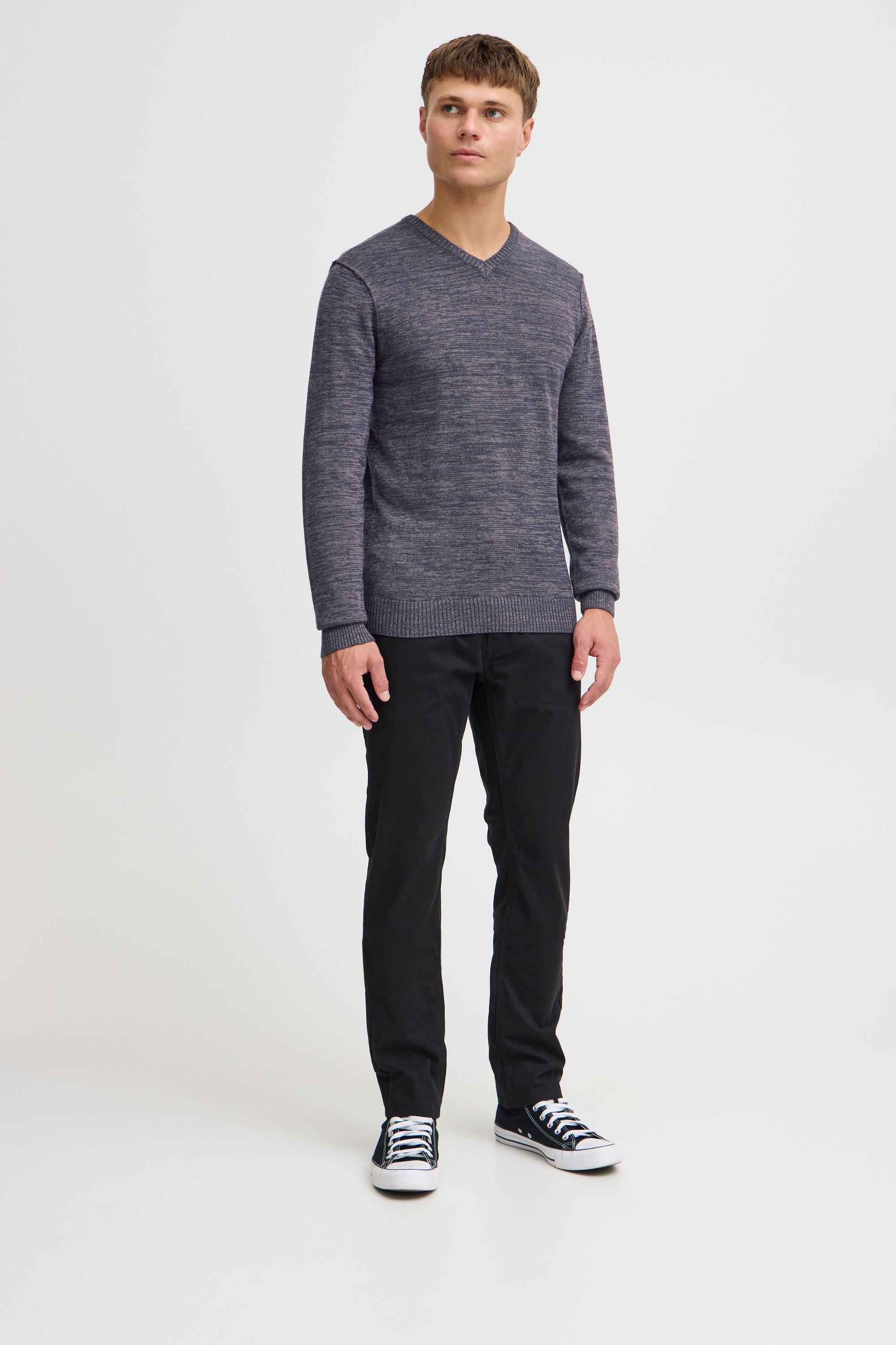 Blend Strickpullover BHDansel Feinstrickpullover mit V-Ausschnitt