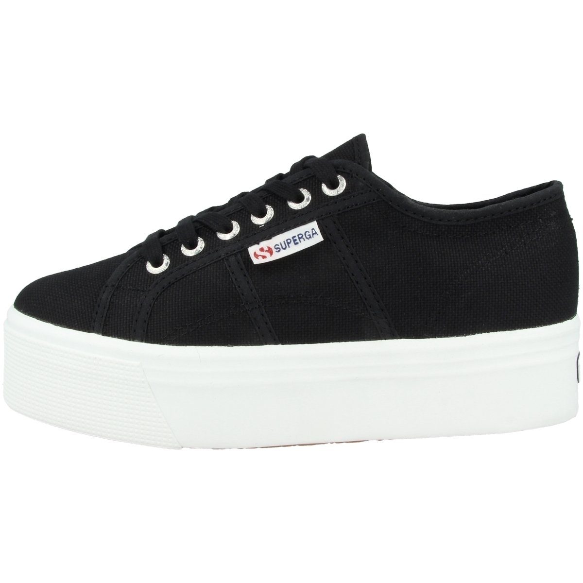 Superga 2790 down Sneaker Damen an up Linea schwarz Cotw