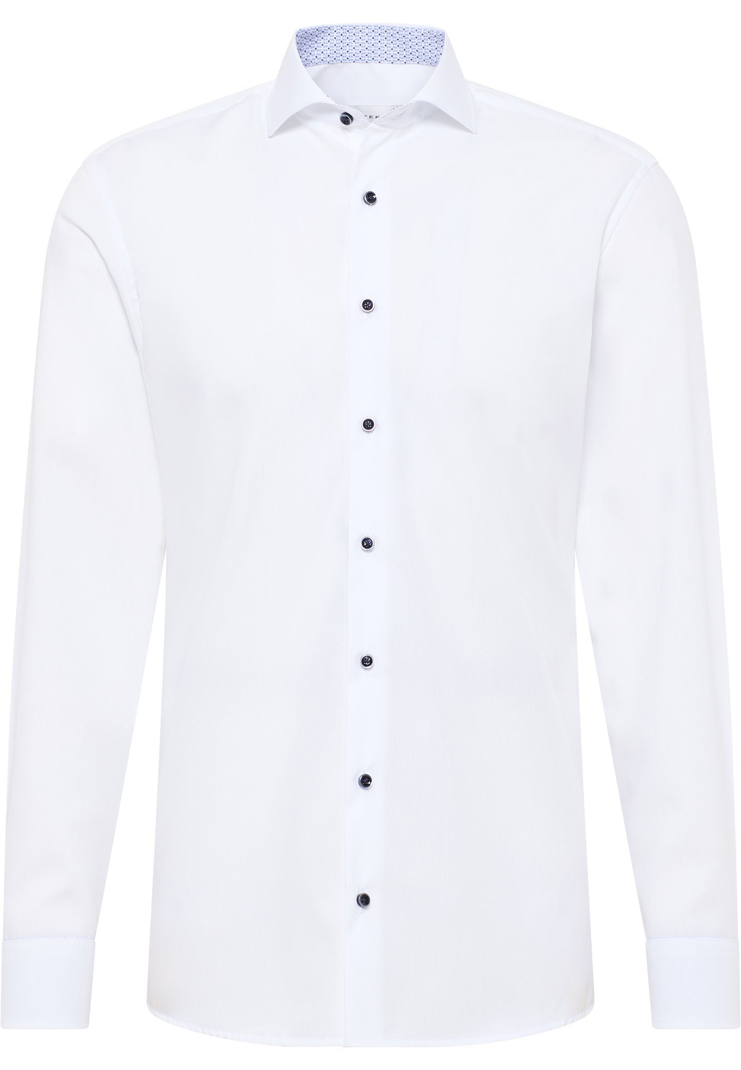 Shirt Eterna Langarm Original Langarmhemd Popeline