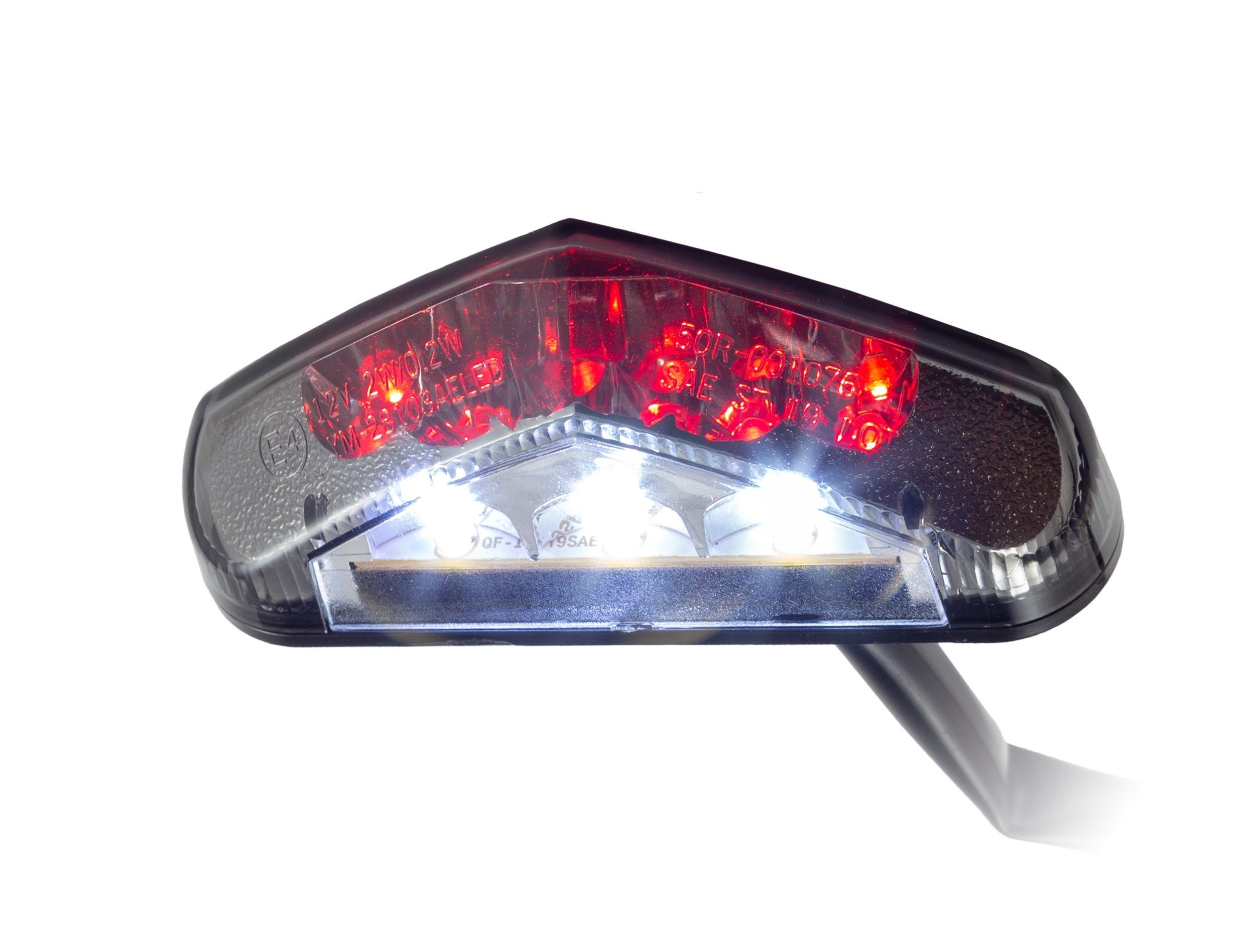 Rückleuchte LED Rücklicht getönt "Brisk2" mit KZB E-geprüft