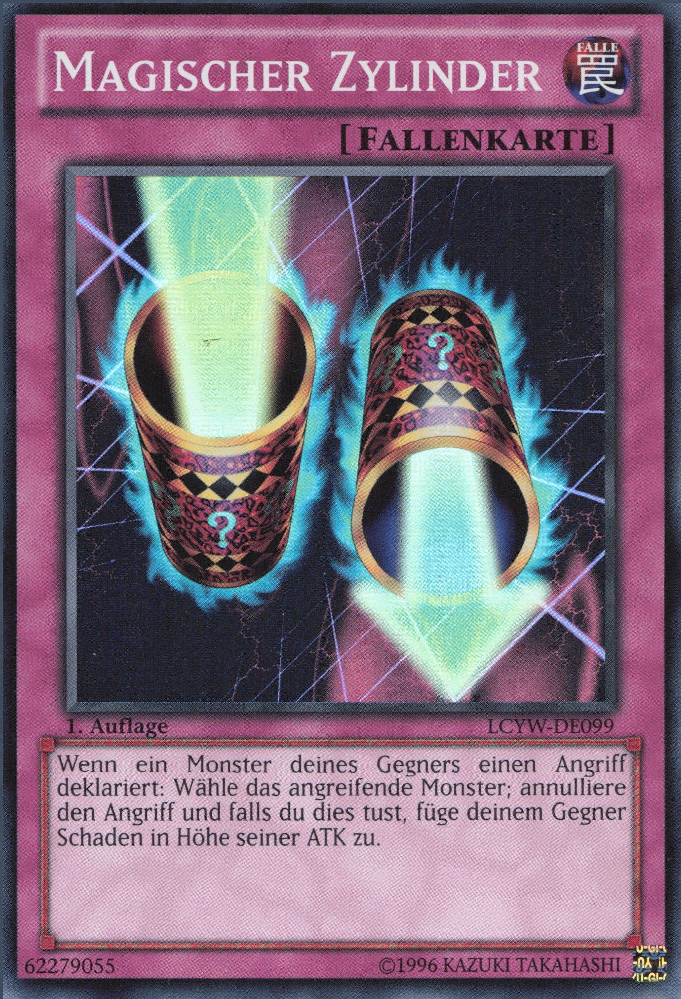 ReCollectibles Sammelkarte YuGiOh Magischer Zylinder, YuGiOh! LCYWDE099 Super Rare