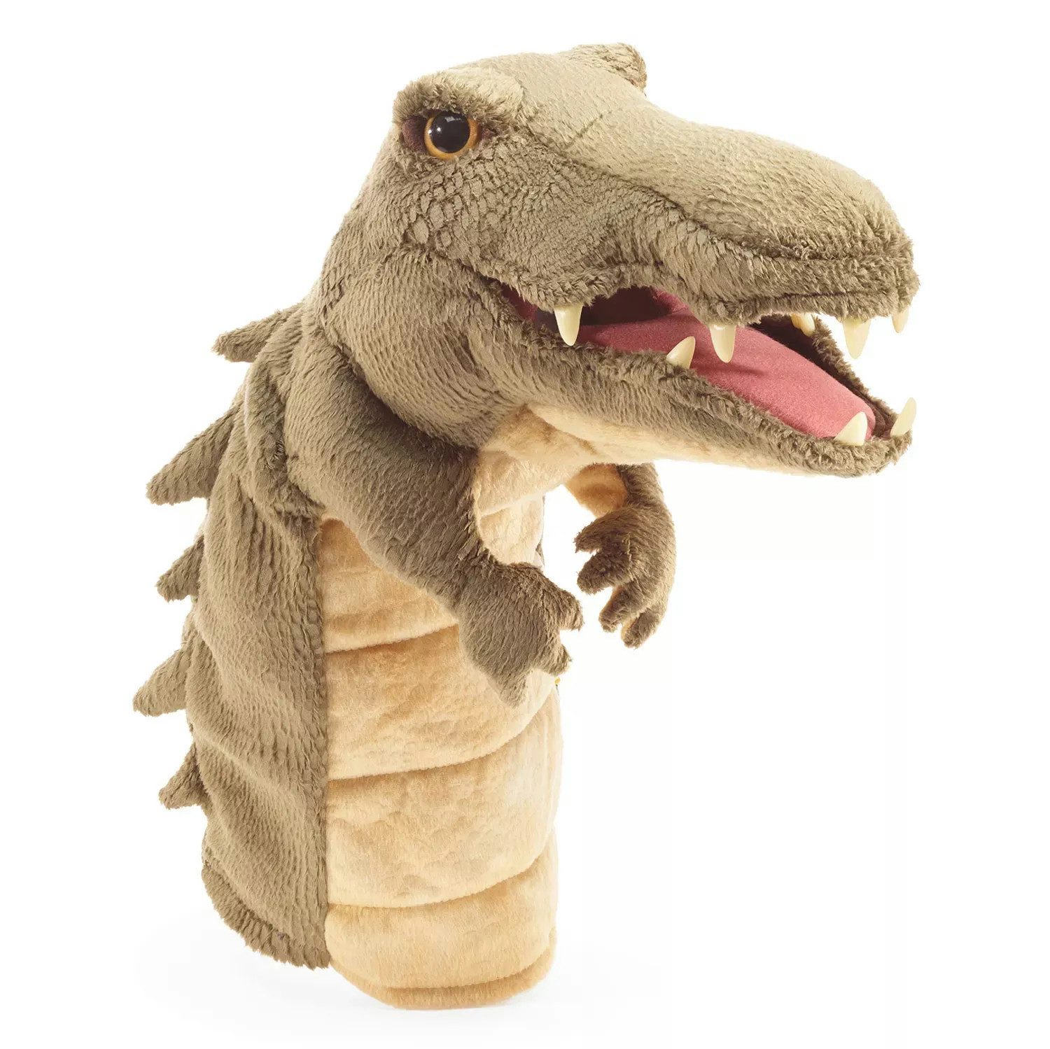 Folkmanis Handpuppen Handpuppe Folkmanis Handpuppe Krokodil Puppenbühne Aligator Dino 3233 (Packung)