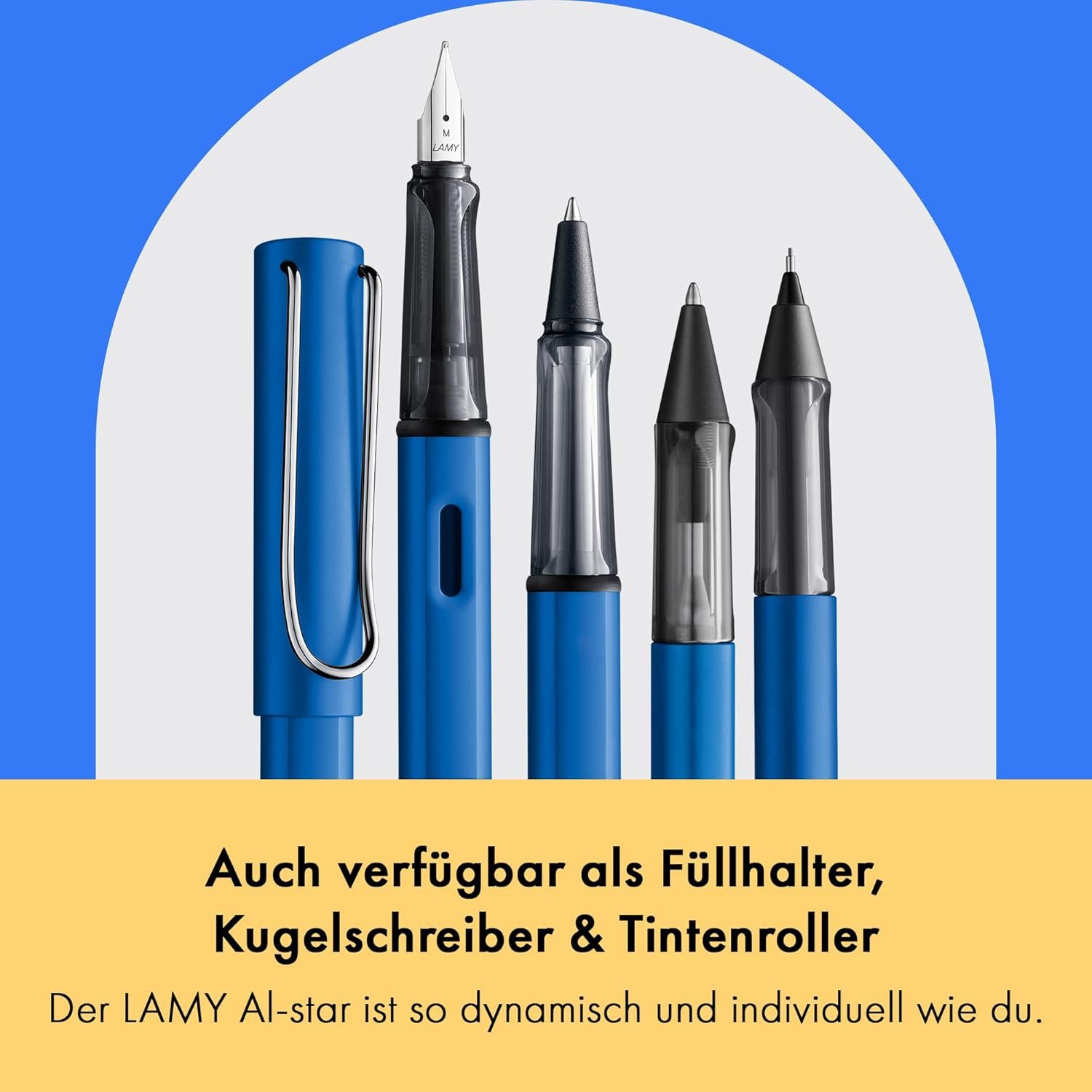 LAMY Druckbleistift LAMY Druckbleistift AL Star OCEANBLUE mit Mine 0,5mm und Radiergummi