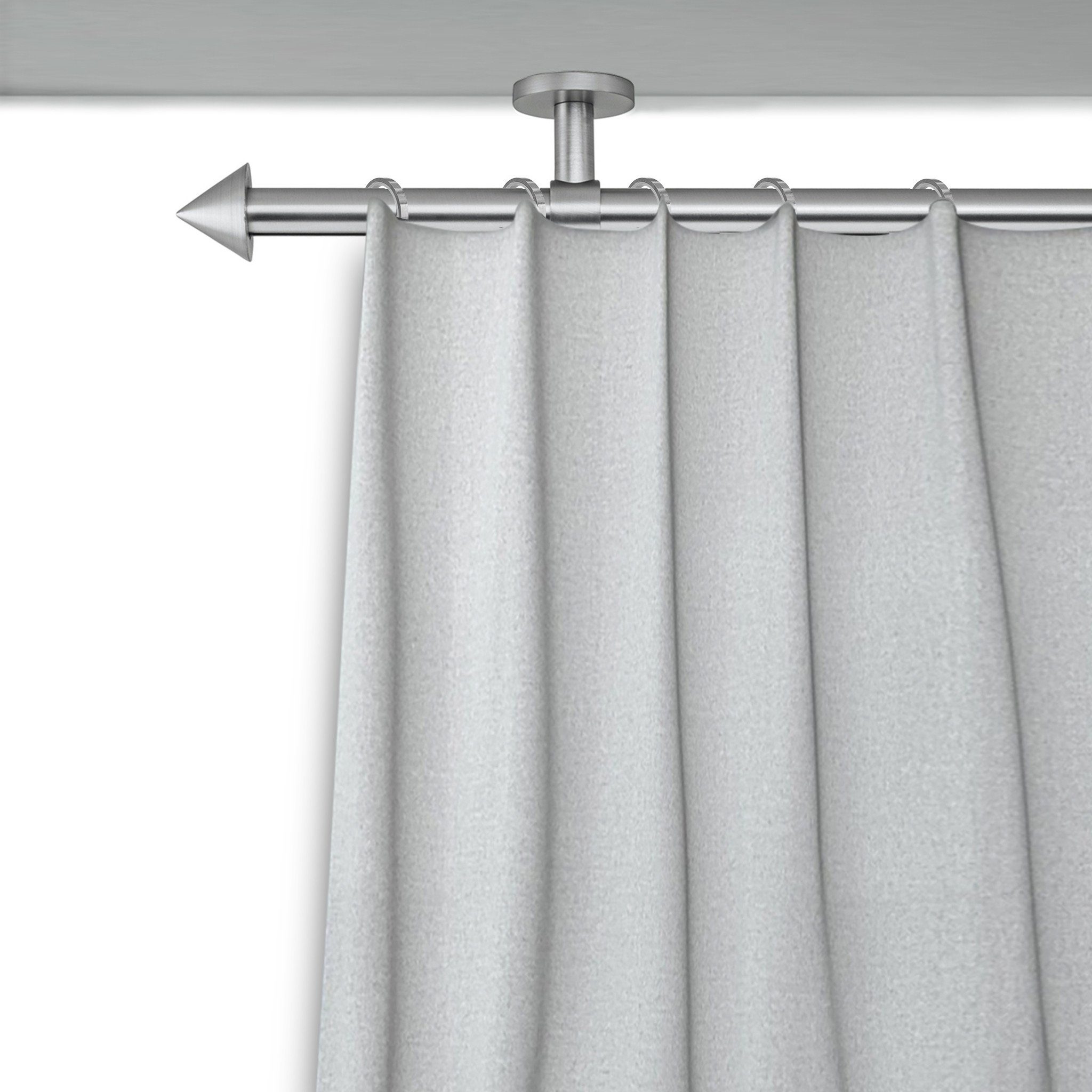 SN DECO GROUP Gardinenstange Nizza, Ø 19 mm, 1-läufig, fixmaß, Verschraubt, günstig online kaufen