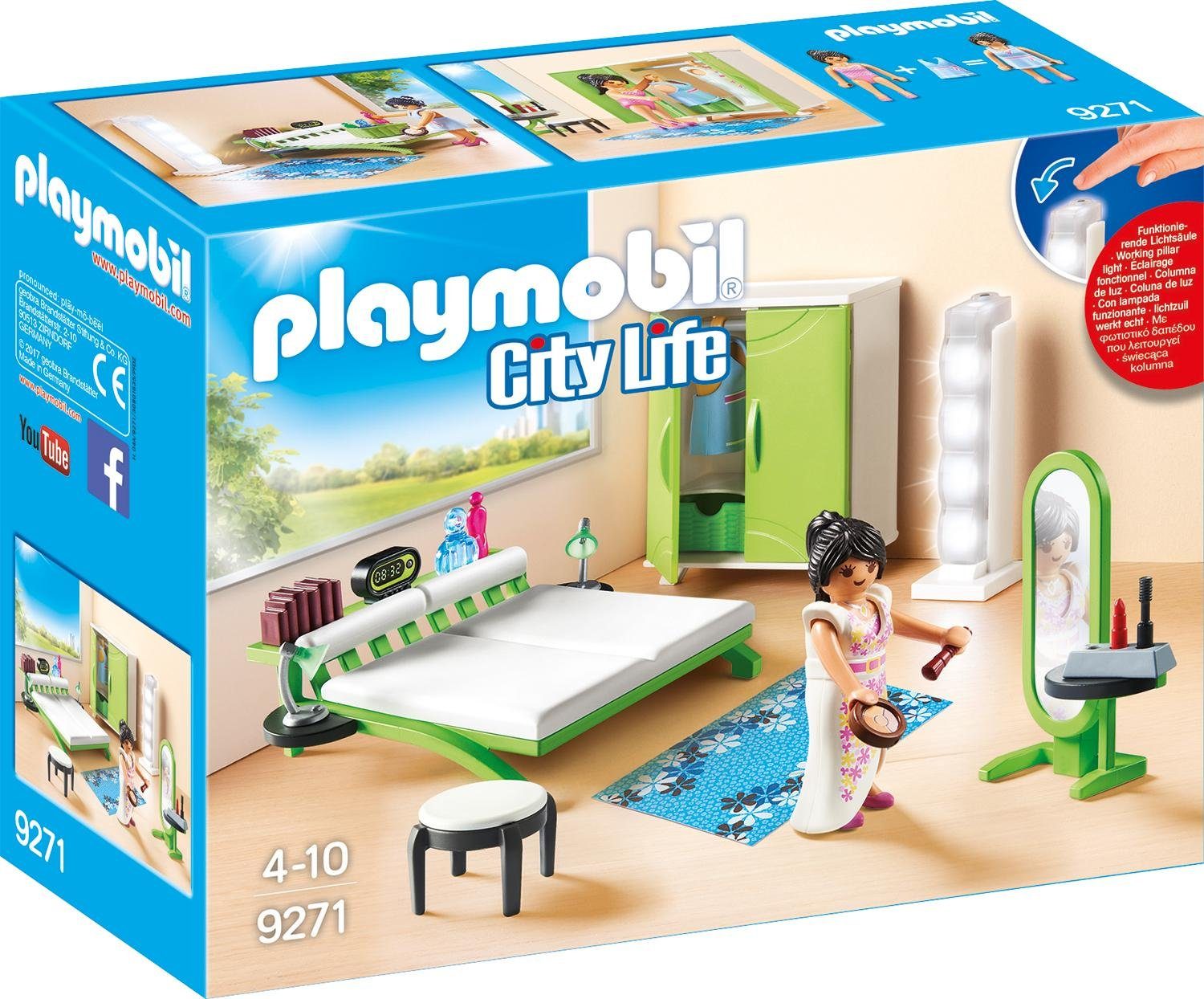 Schlafzimmer City Germany Playmobil® Life, Konstruktions-Spielset (9271), in Made