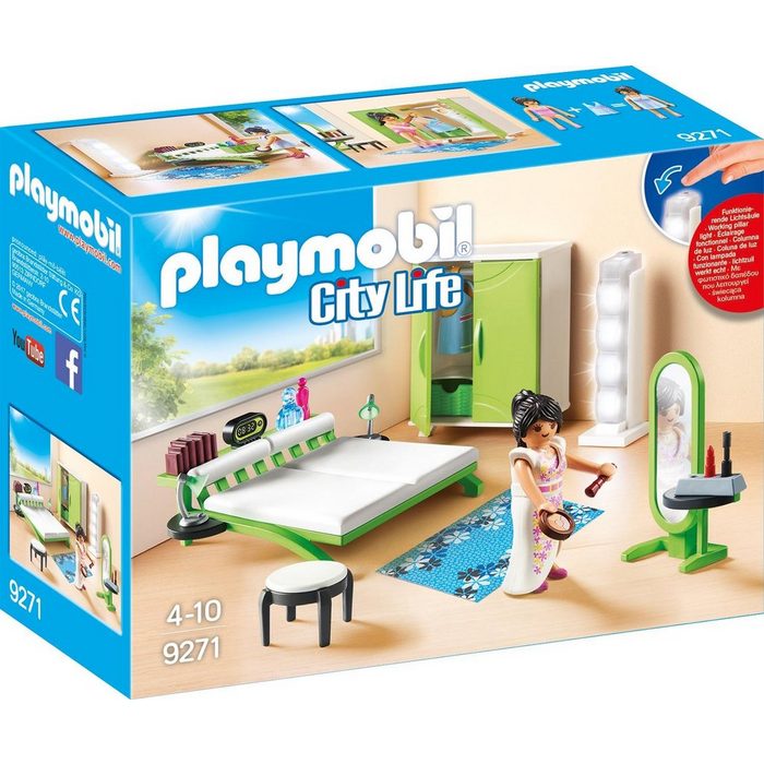 Playmobil® Konstruktions-Spielset Schlafzimmer (9271) City Life Made in Germany