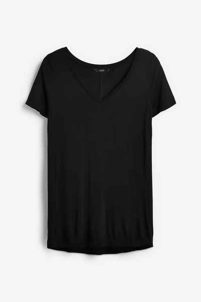 Next T-Shirt »Lässiges T-Shirt mit V-Ausschnitt« (1-tlg)