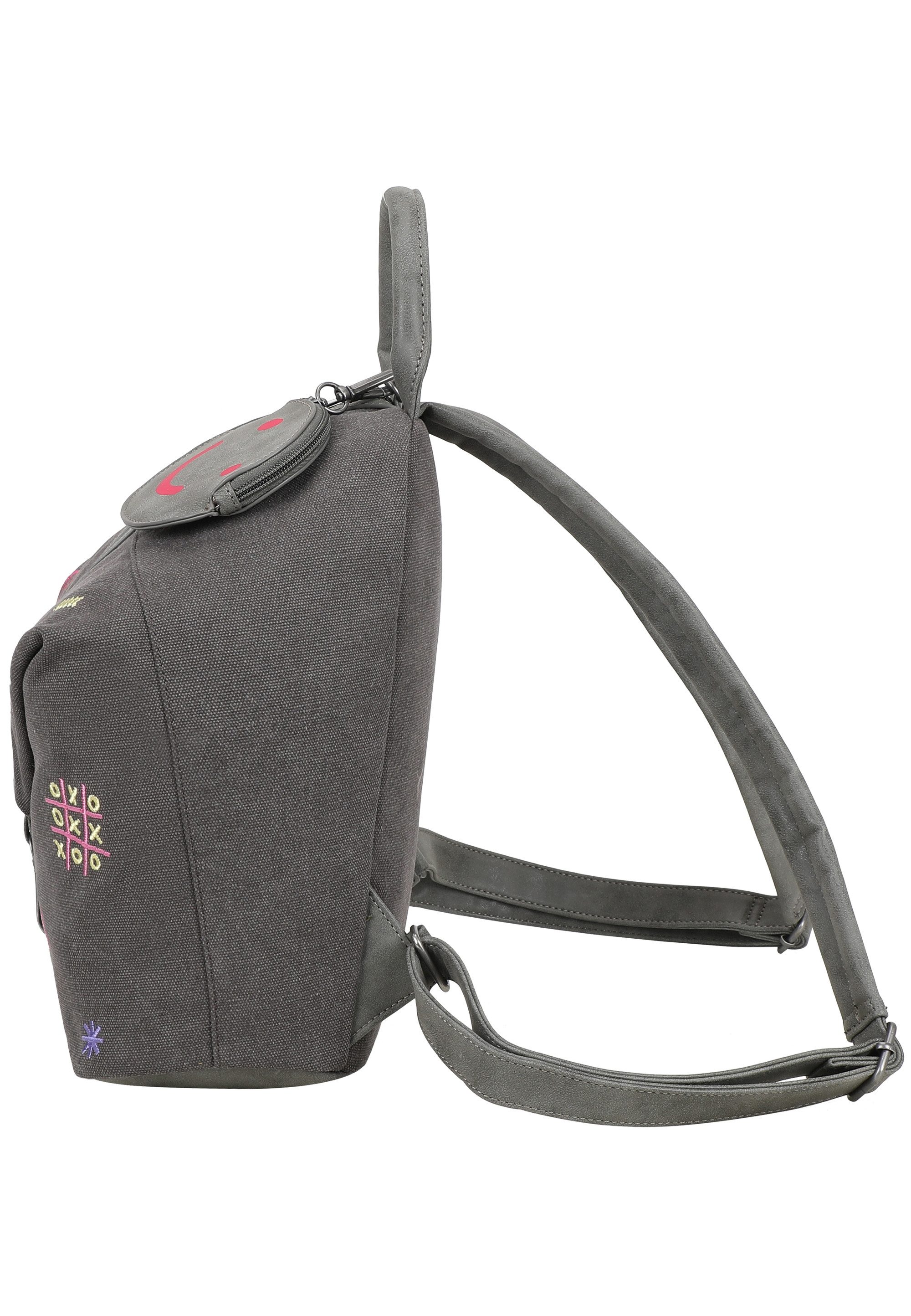 Fritzi aus Preußen Sportrucksack Marit Limited Embro Fun, mit Stickdetails und abnehmbarem Pocket-Anhänger – Bild 3 von 5