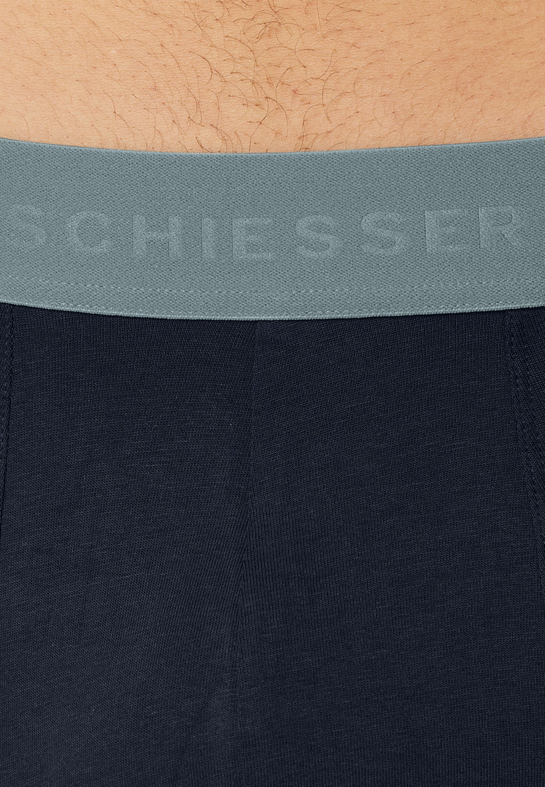 Schiesser Retro Boxer 6er Pack 95/5 Cotton (Spar-Set, 6-St) Long Short / Pant - Baumwolle - ohne Eingriff - Atmungsaktiv