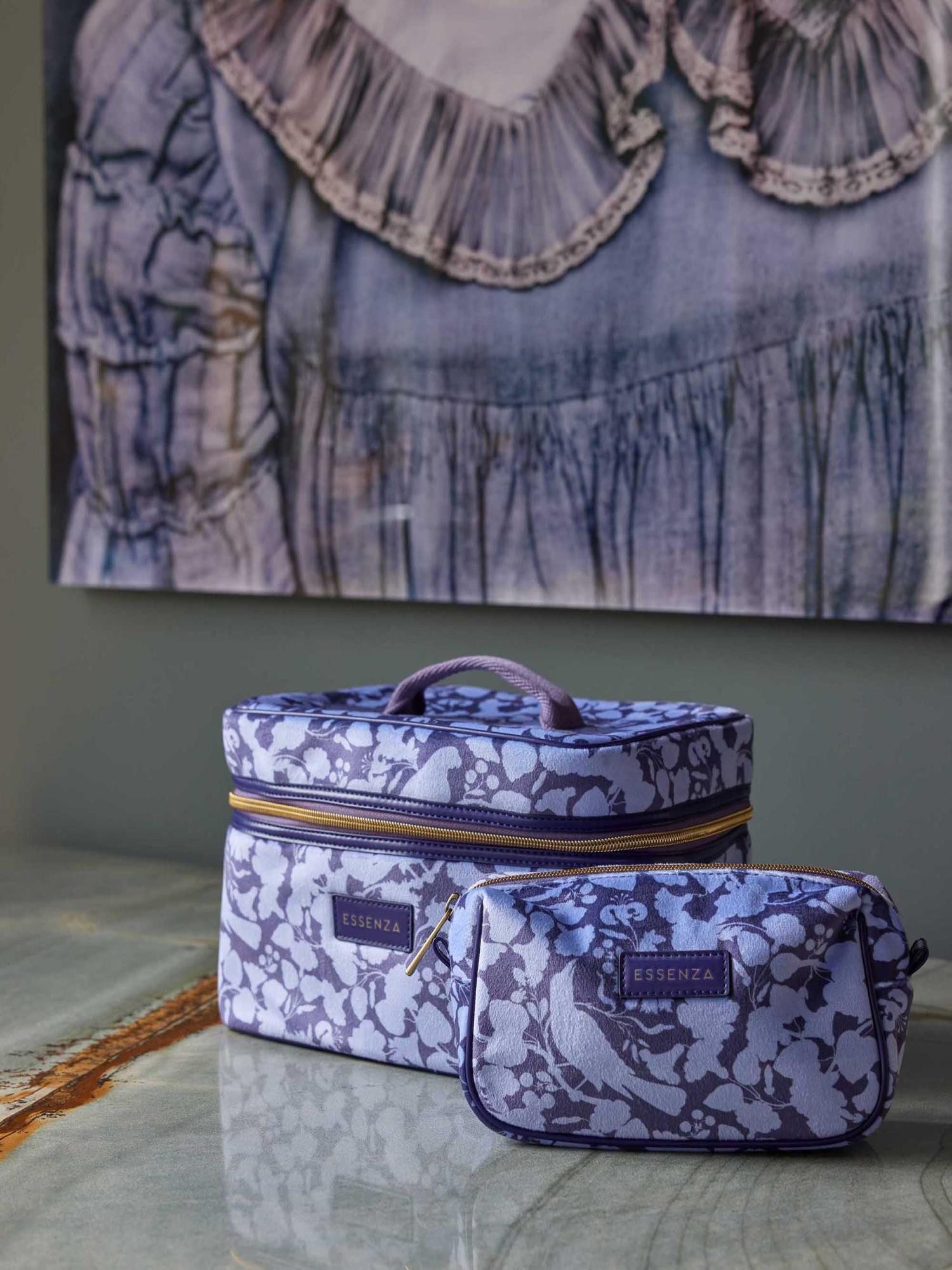 Essenza Kulturbeutel Tracy Rosie (1-tlg), mit floralem Print, Reißverschluss