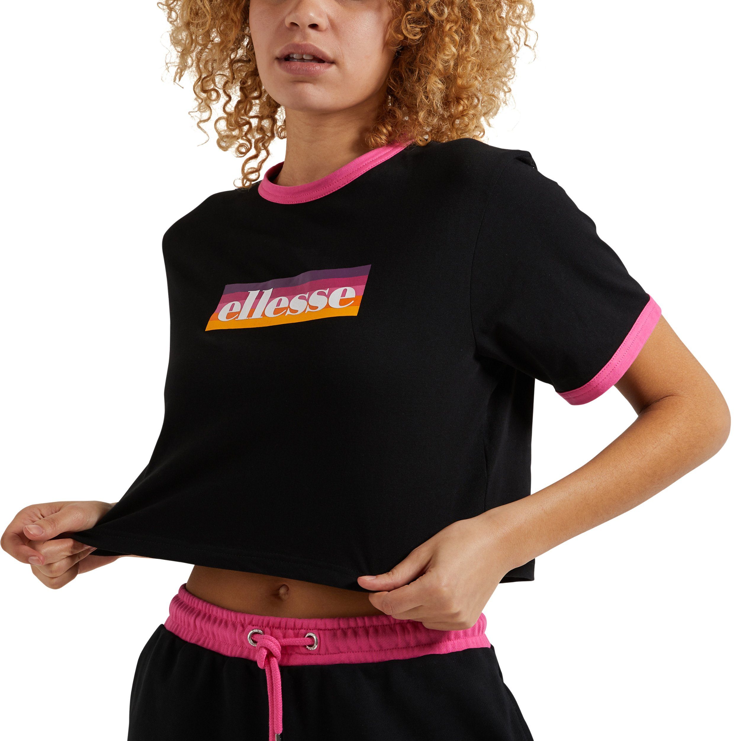 Stück, Ellesse Filide Crop-Top 1-tlg) schwarz (1 Croptop Ellesse