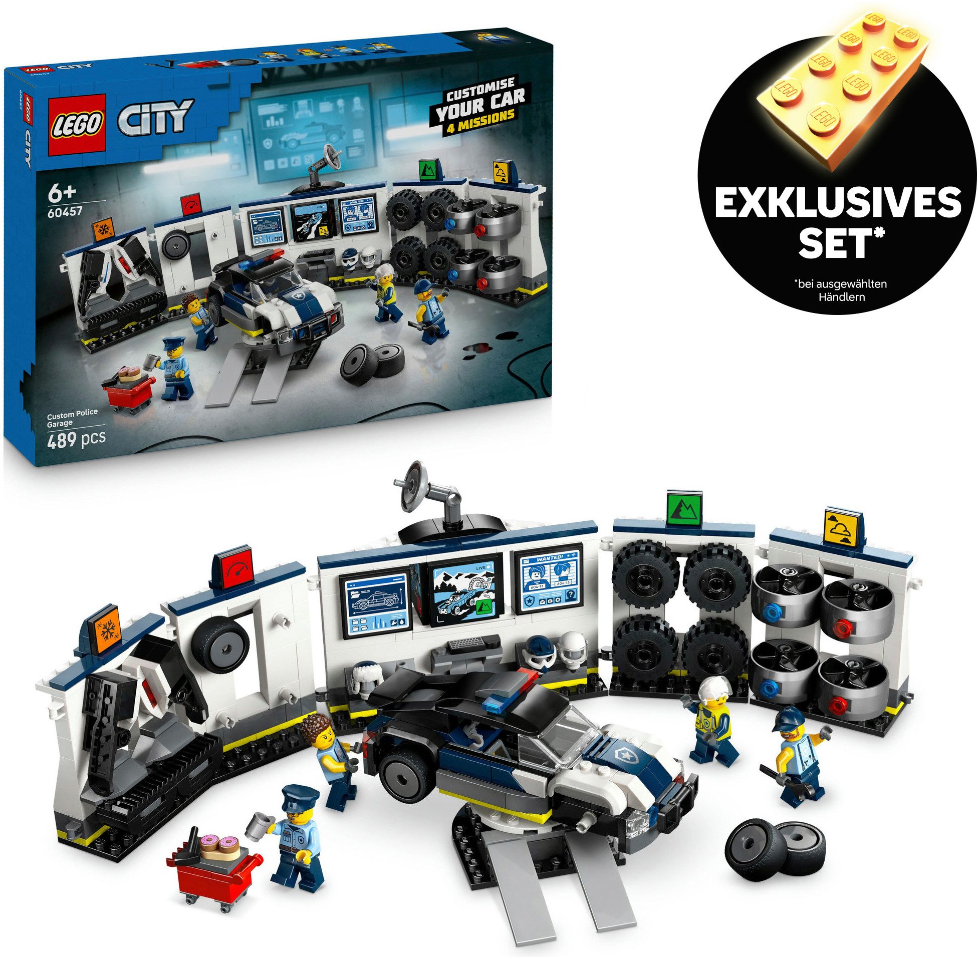 LEGO® Polizeiwerkstatt (60457), LEGO City Konstruktionsspielsteine, günstig online kaufen