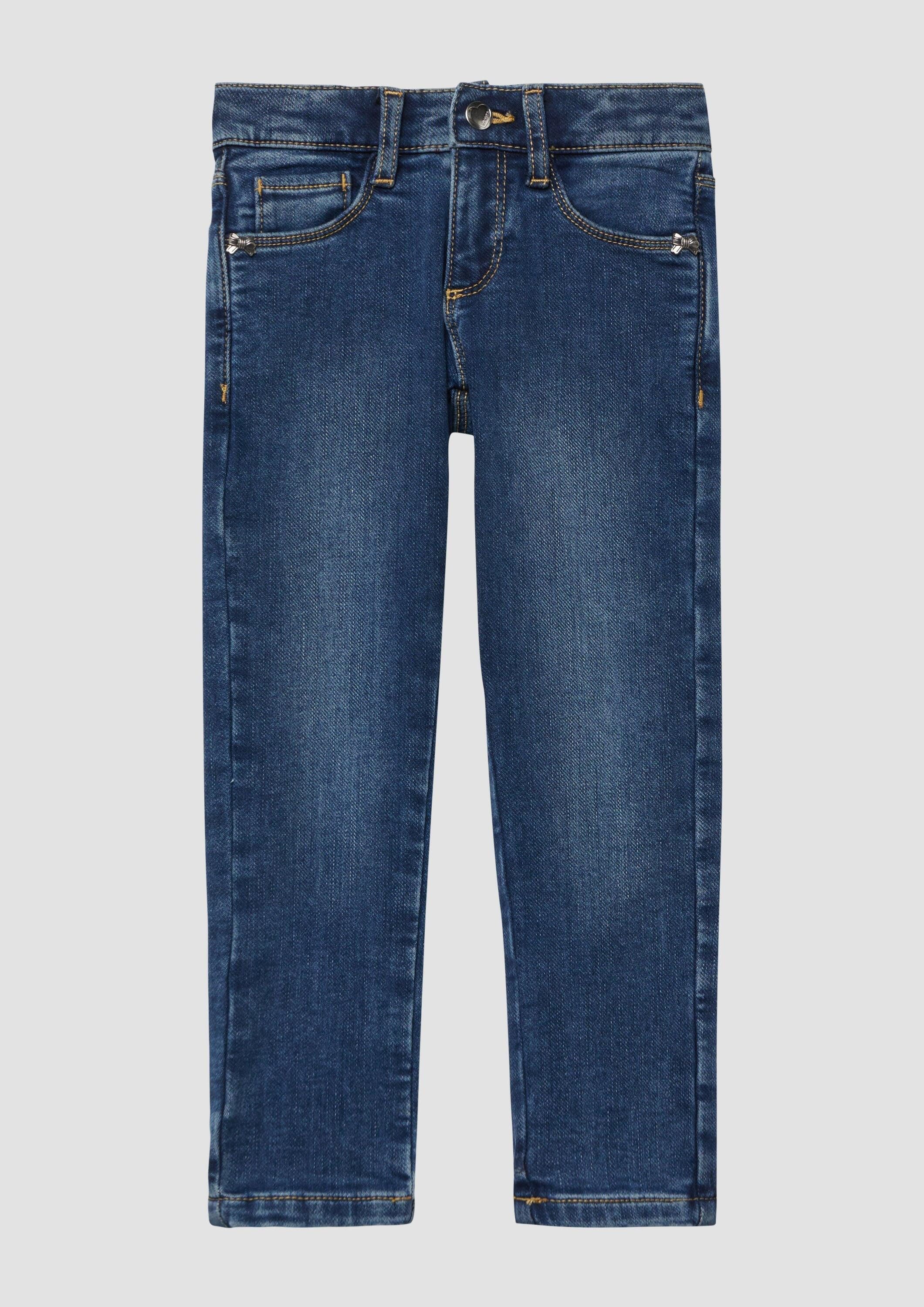 s.Oliver Slim-fit-Jeans Jeans-Hose Jeans Kathy / Regular Fit / Mid Rise / Slim Leg / Soft & warm inside