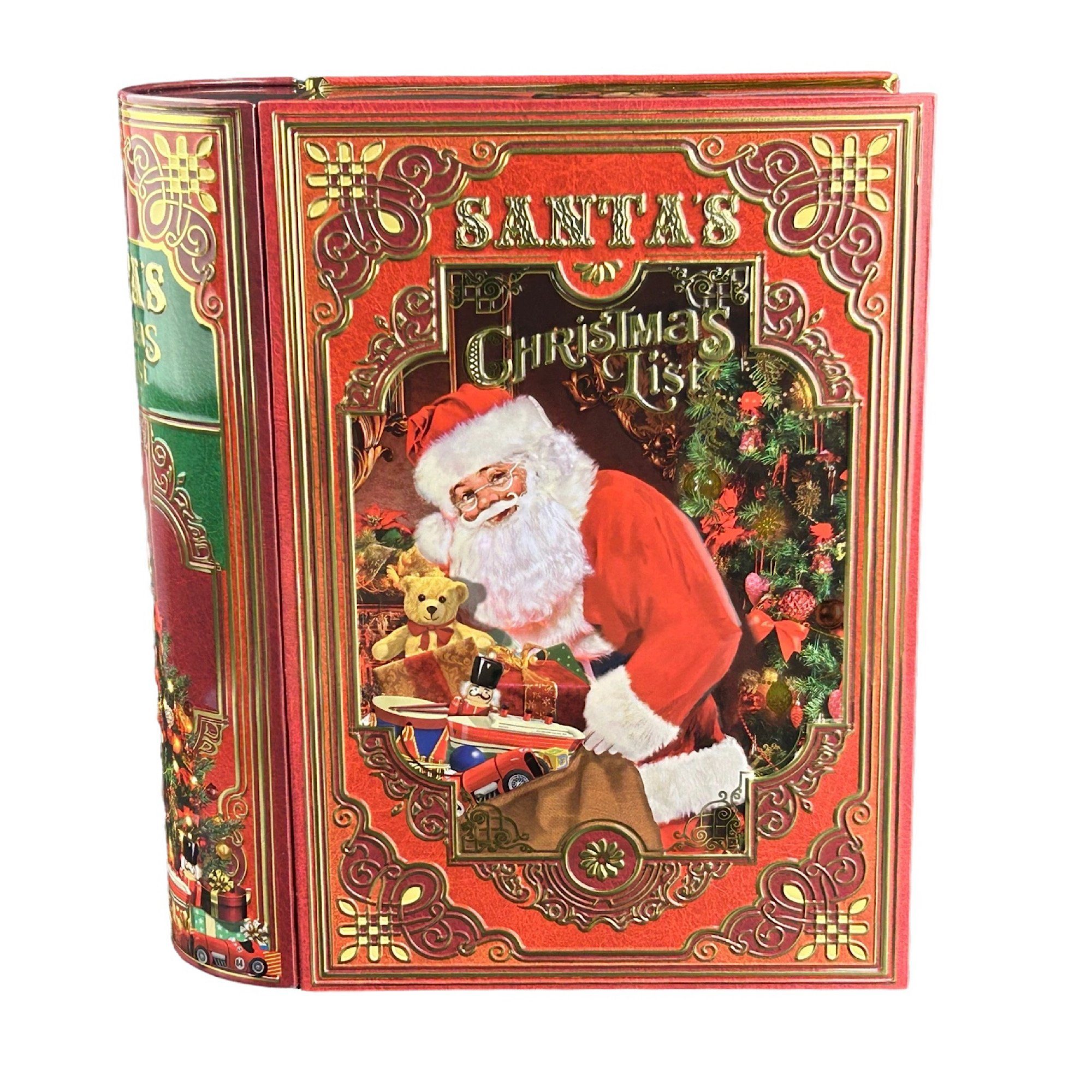 Santa's Keksdose Große List, MediMuc Metall Buchdose