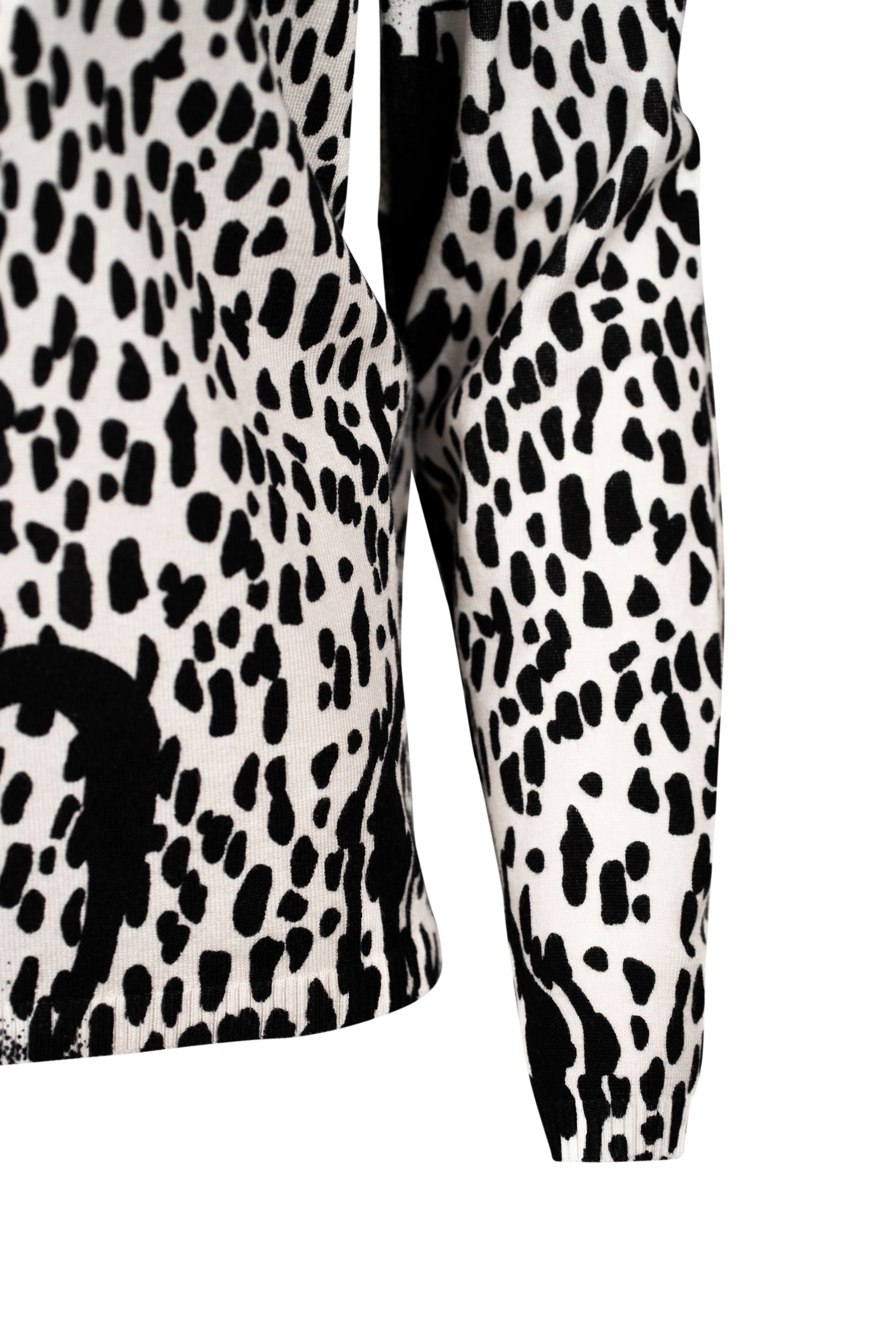 Faber Stehkragenpullover Leichter Stehbundpullover mit Blickfang-Print mit Blickfang-Print