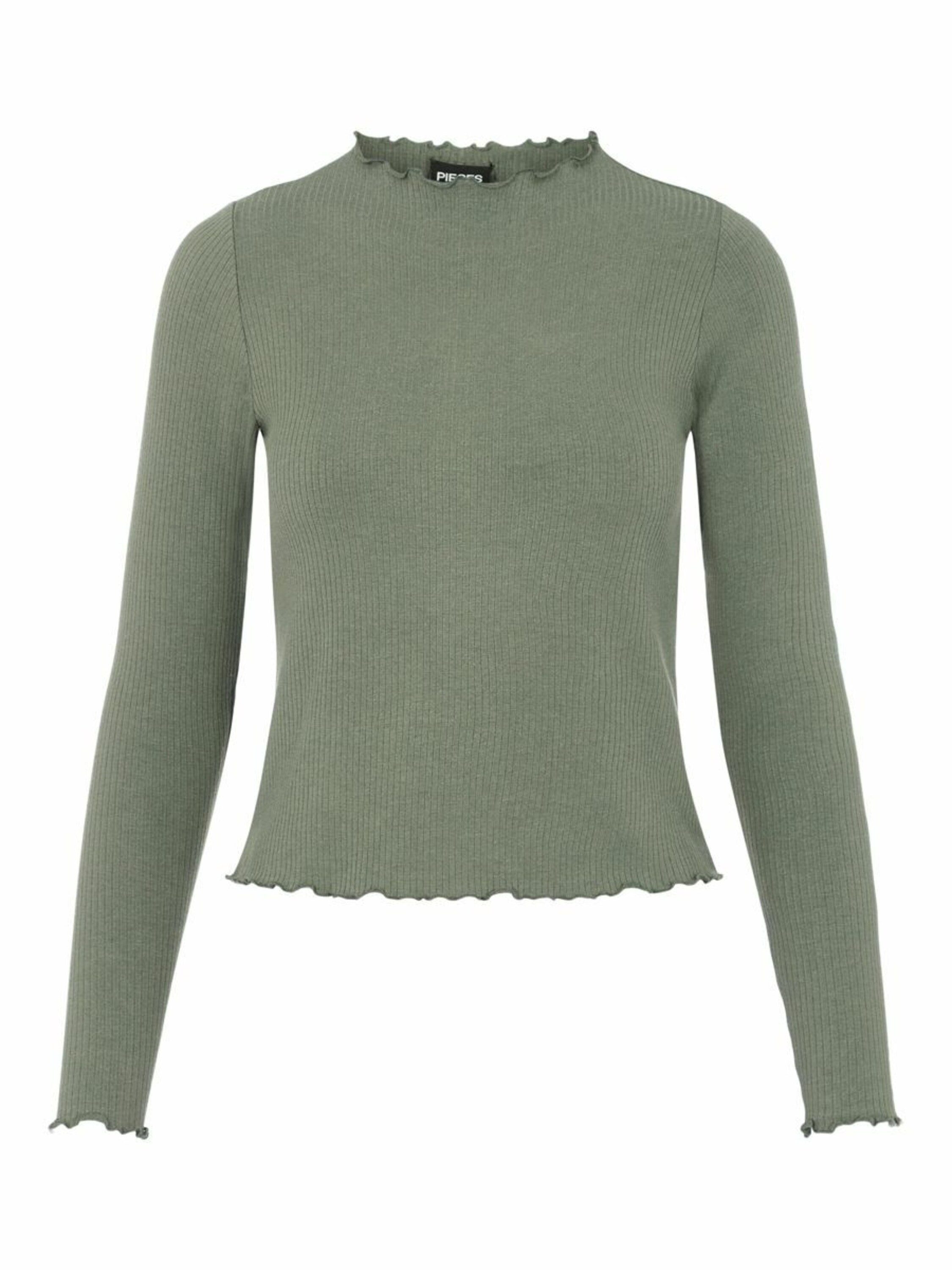 pieces Langarmshirt PCNicca (1-tlg) Rüschen günstig online kaufen