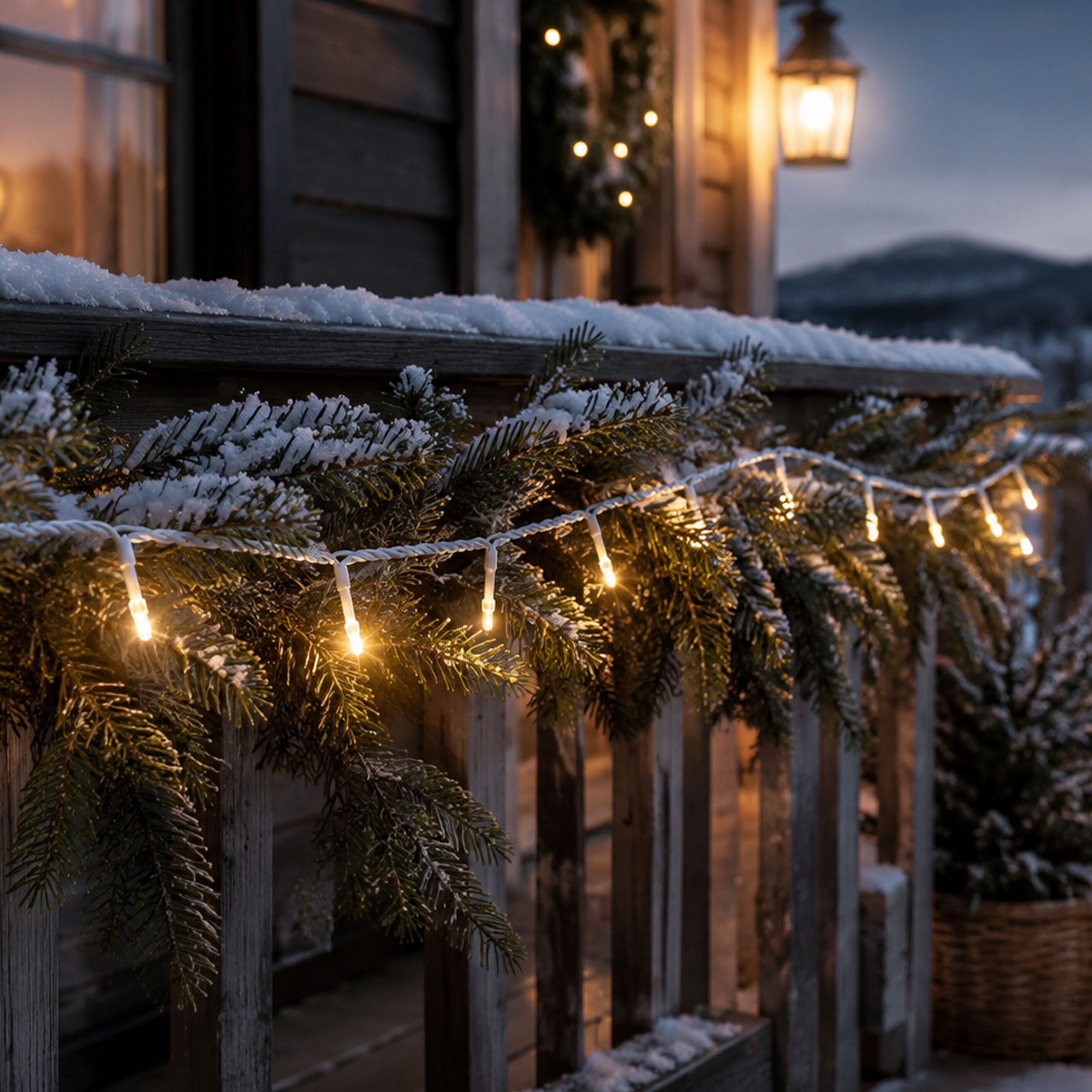 OTTO home LED-Lichterkette in 3/6/12/18 u. 24 m Länge, warmweiß, Timer, Indoor, Outdoor, Garten, 6/18h Timer, schwarz o. weiß, 5m Zuleitung, innen, außen, Balkon