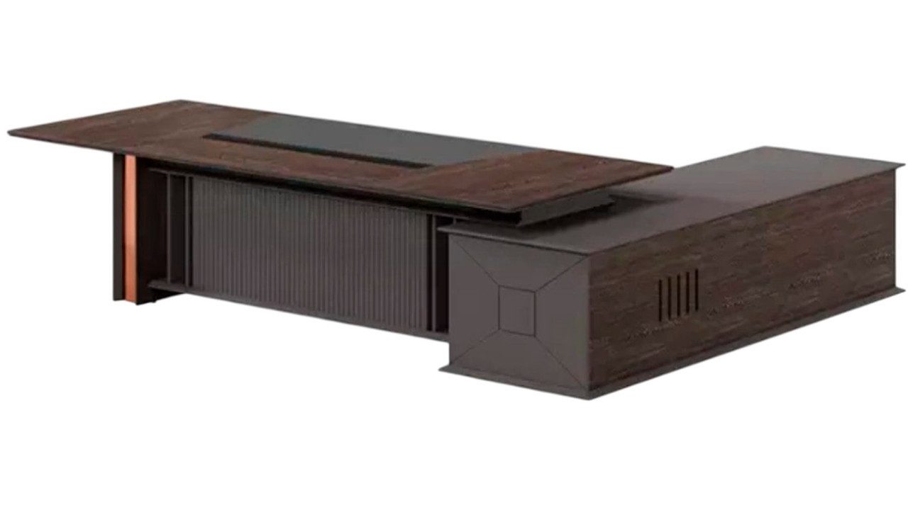 Xlmoebel Eckschreibtisch Büro Einrichtung Chef Zimmer Möbel Design modern s günstig online kaufen