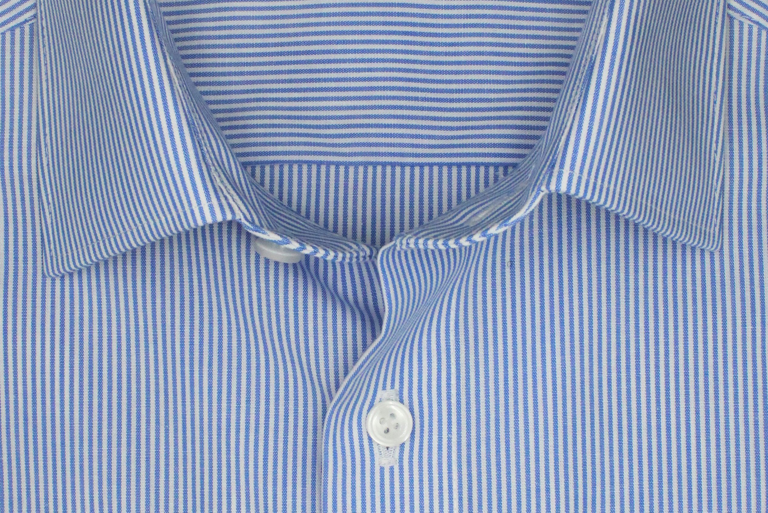 MARVELIS Langarmhemd, Comfort Fit, Streifen Blau-Weiß, 100 % Baumwolle günstig online kaufen