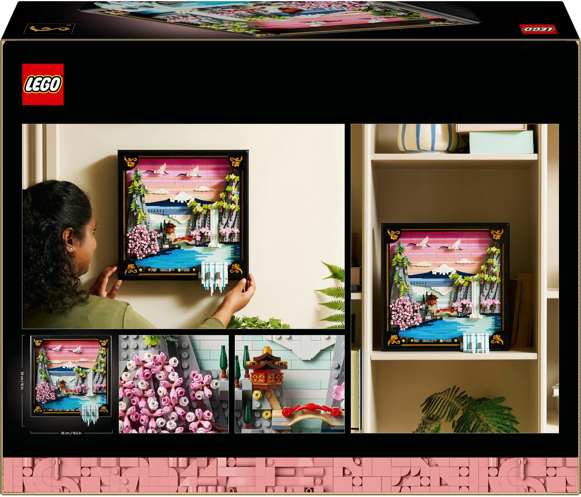 LEGO® Japanische Kirschblütenlandschaft (31218), LEGO ART Konstruktionsspie günstig online kaufen