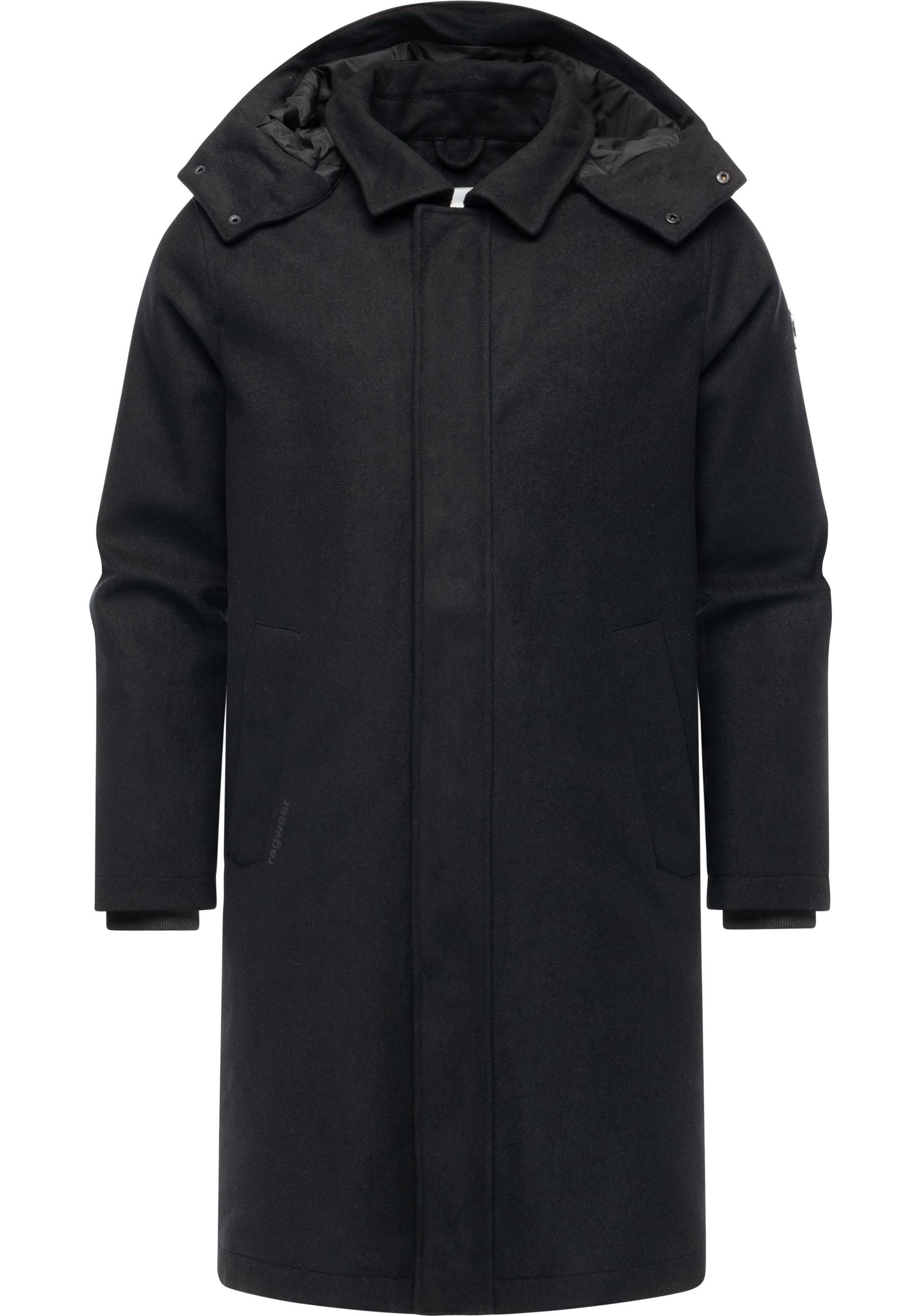 Ragwear Wintermantel Isaq Felt YOUMODO Wasserdichter Mantel in Wolloptik