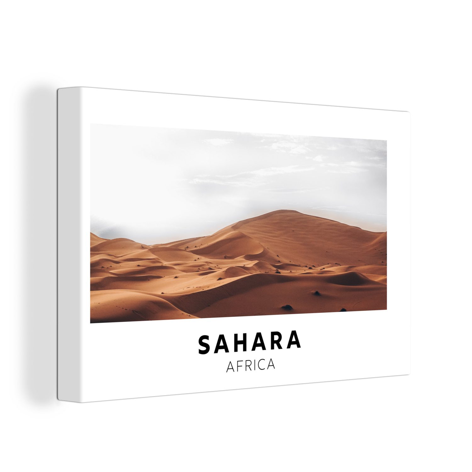 OneMillionCanvasses® Leinwandbild Afrika - Sand - Natur, (1 St), Wandbild Leinwandbilder, Aufhängefertig, Wanddeko, 30x20 cm