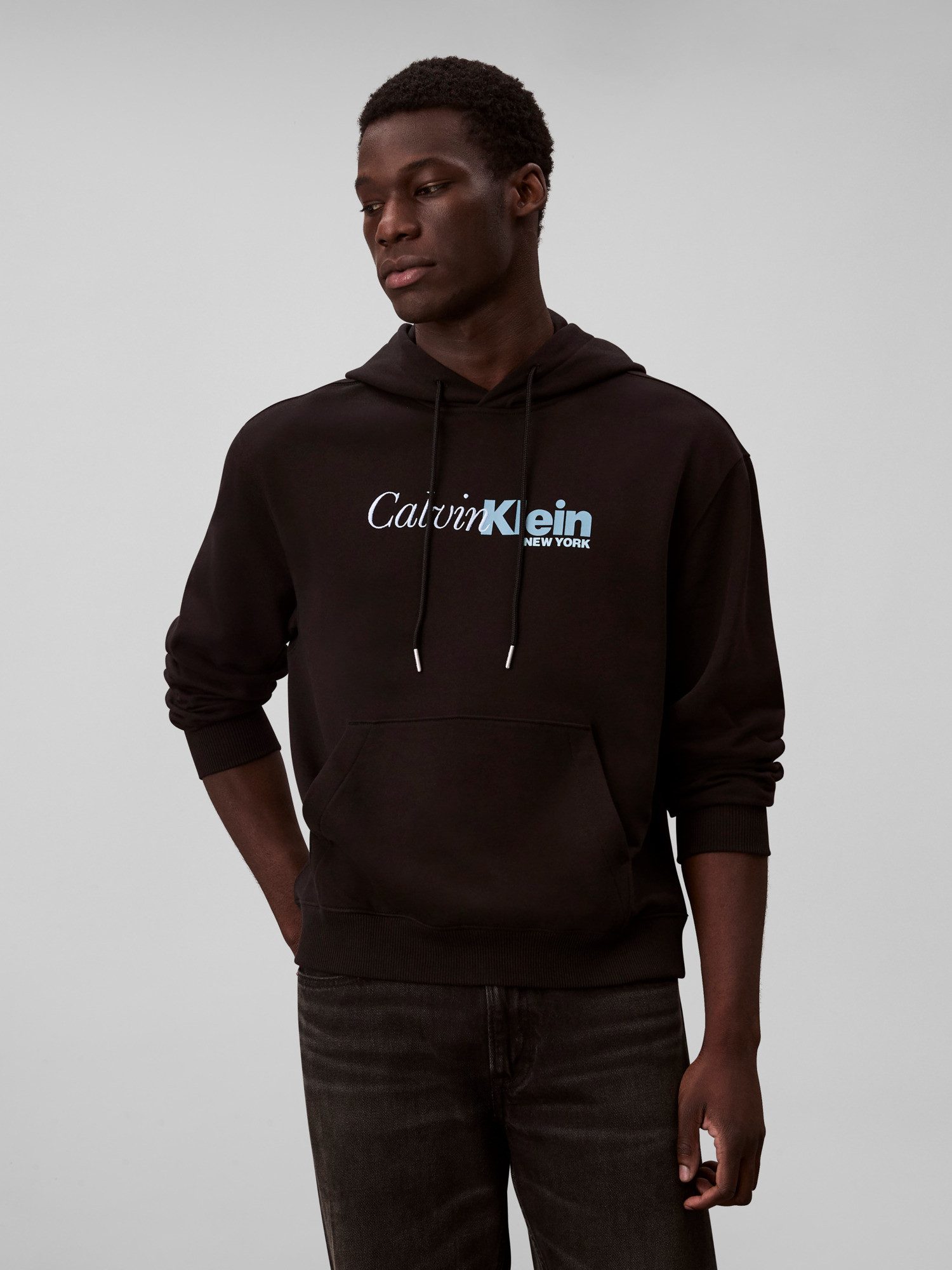 Calvin Klein Kapuzensweatshirt LS EU 350TERRY CURSIVE GRAPHIC H regular fit günstig online kaufen