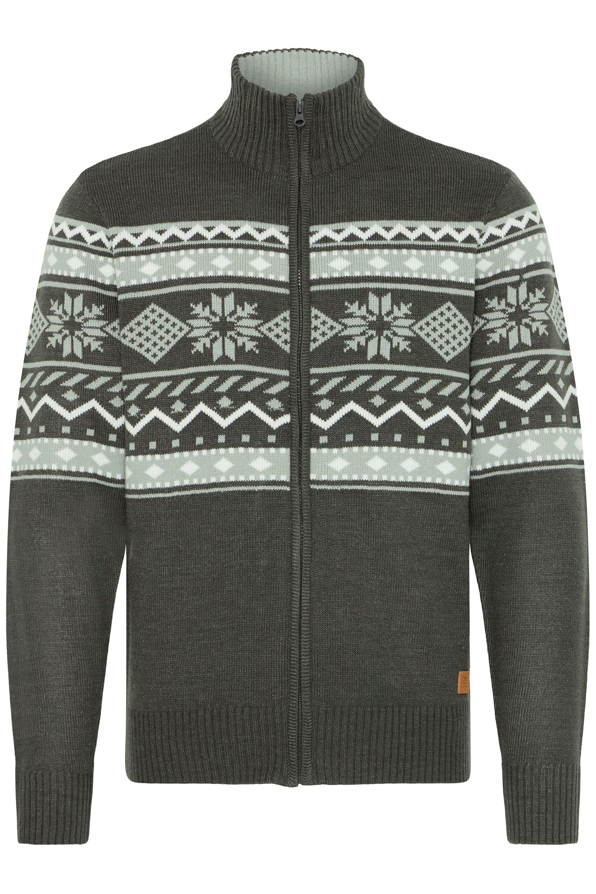 Blend Strickjacke BHNova Stilvolle Strickjacke mit Norweger-Muster