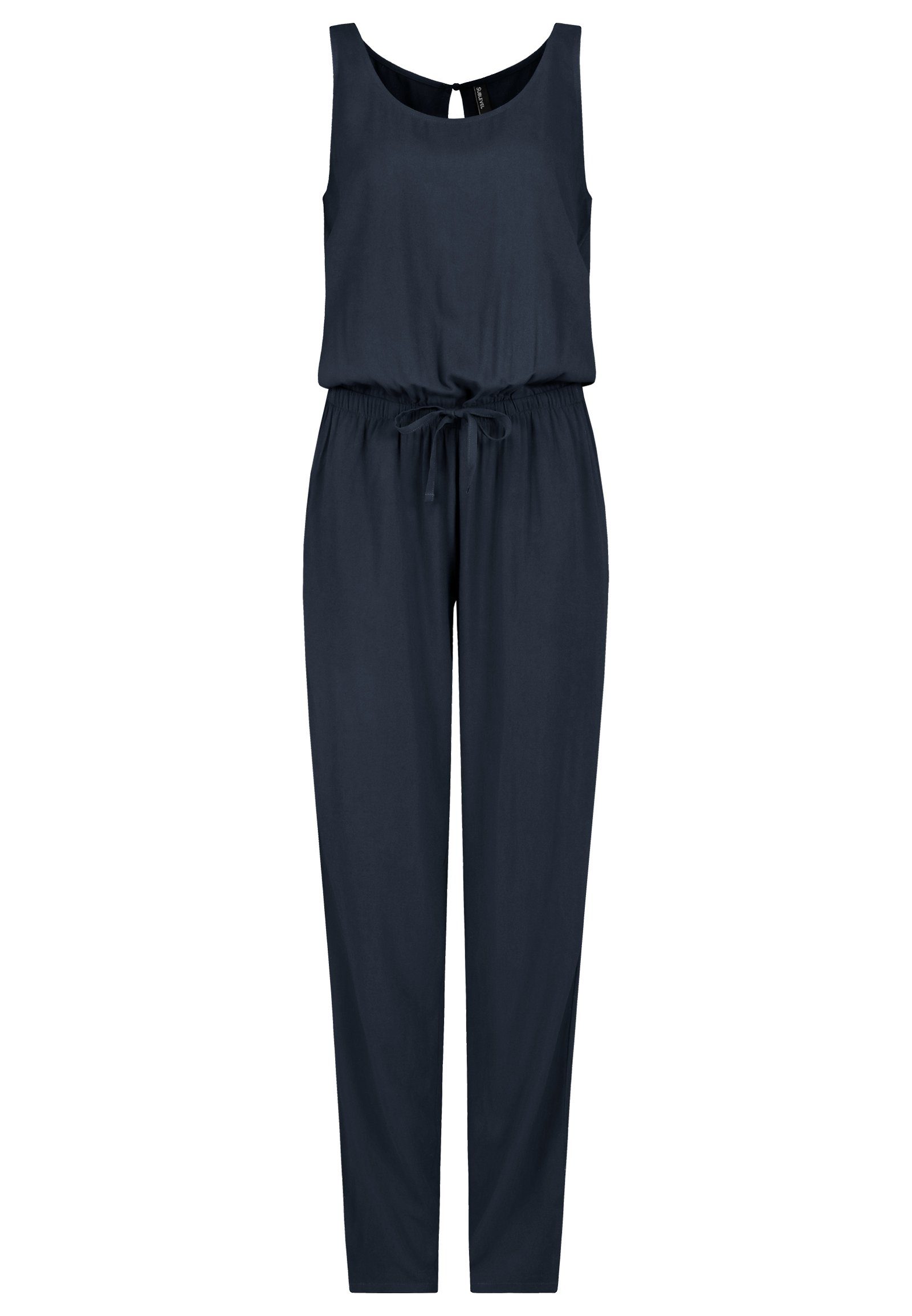 SUBLEVEL Overall Damen Overall Jumpsuit lange Hose Sommer Binde Gürtel Eint günstig online kaufen