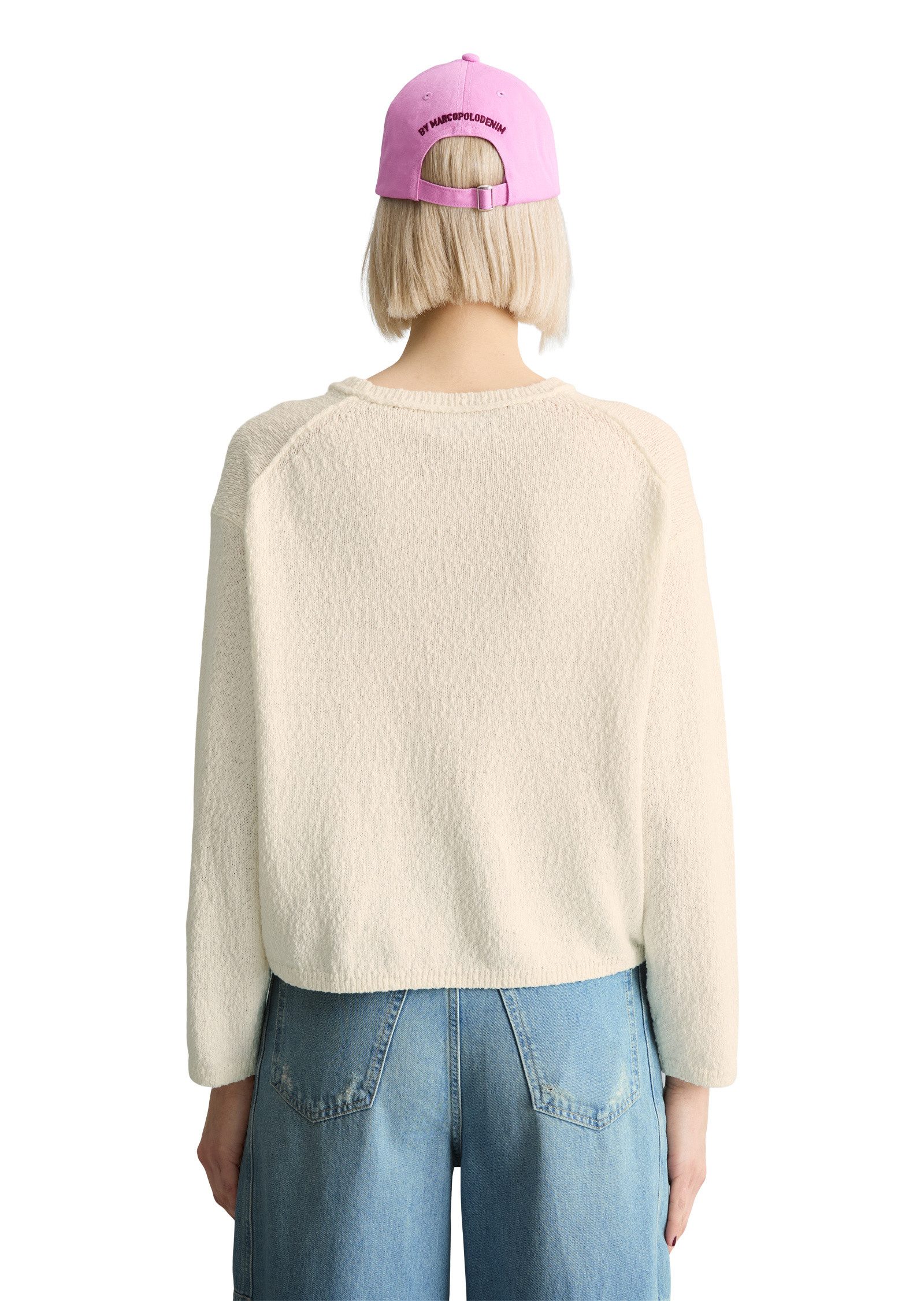 Marc O'Polo DENIM Strickpullover aus Cotton Slub Garn