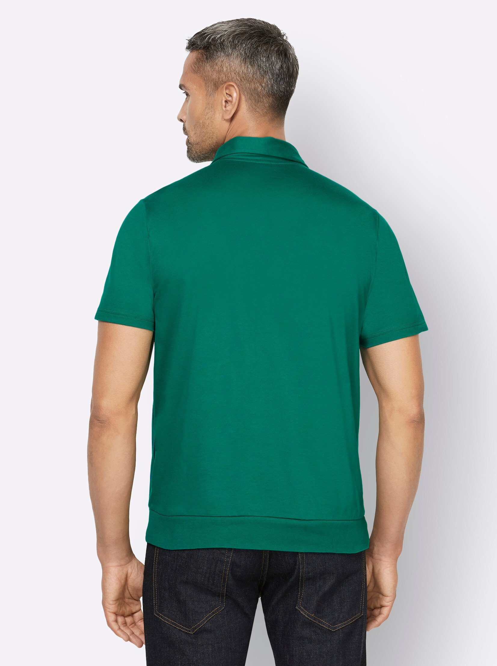 grün-gestreift an! Sieh T-Shirt