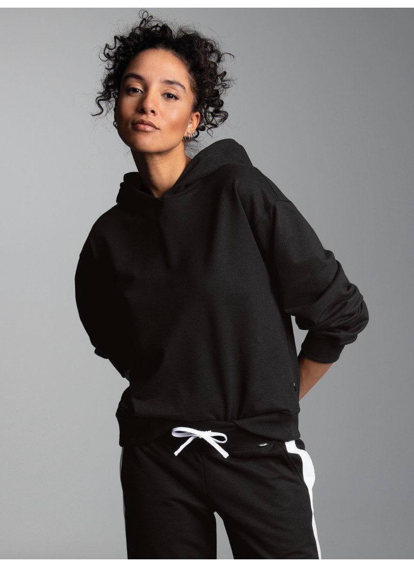 Trigema Sweatshirt TRIGEMA Hoodie mit großem Rückenprint