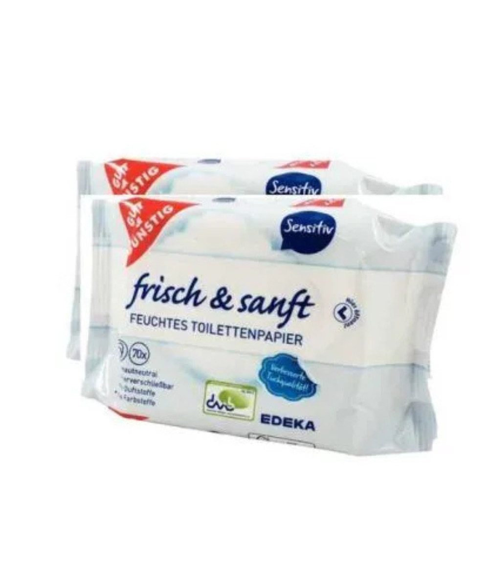 Edeka zuhause Toilettenpapier Wilhelm Klein feuchtes Toilettenpapier Nachfüllpack (packung 1-St. Toilettenpapier)