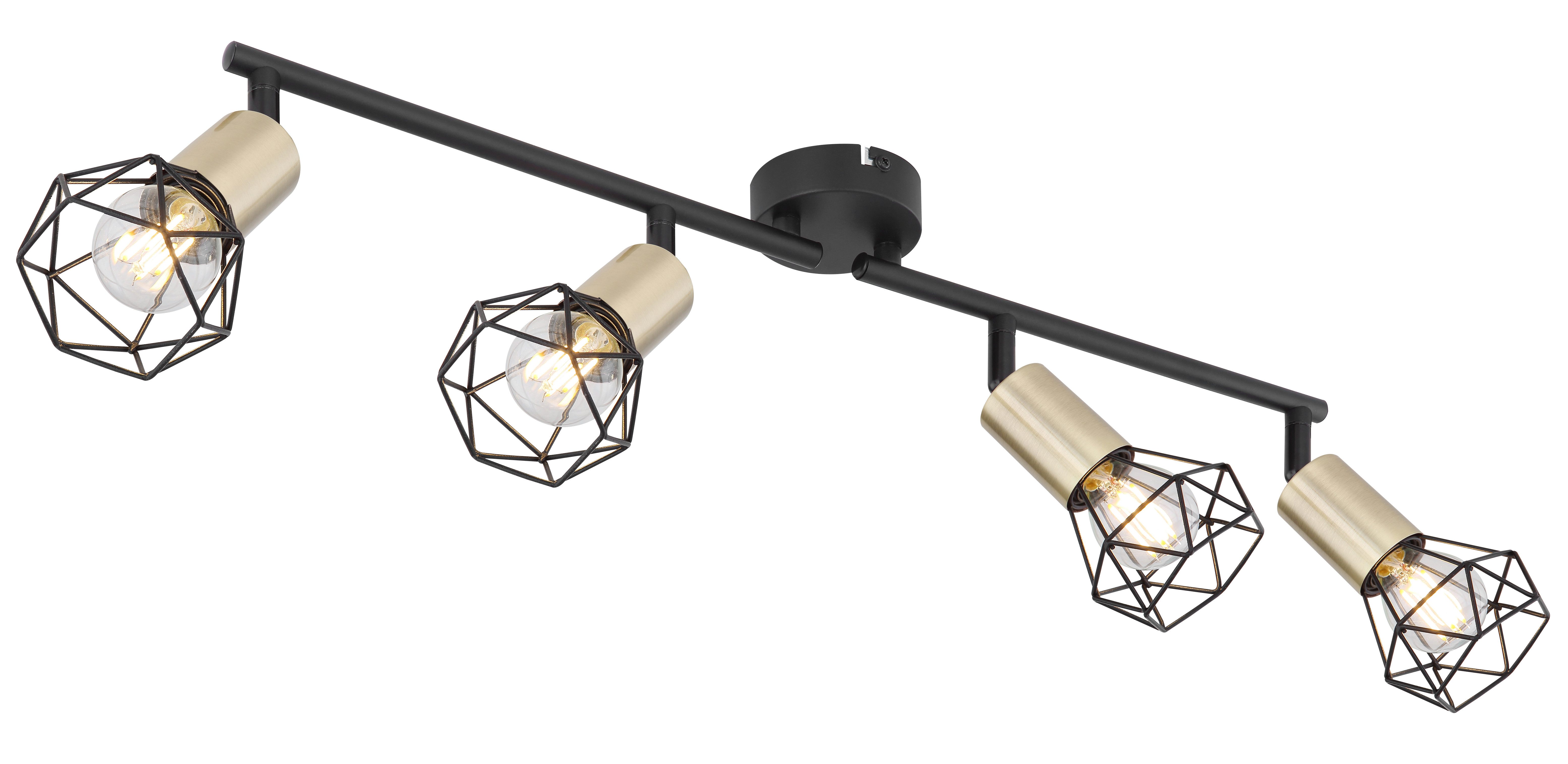 GLOBO LIGHTING Deckenstrahler XARA I, ohne Leuchtmittel, Deckenstrahler/Metall/Flur/Wohnzimmer/Schlafzimmer