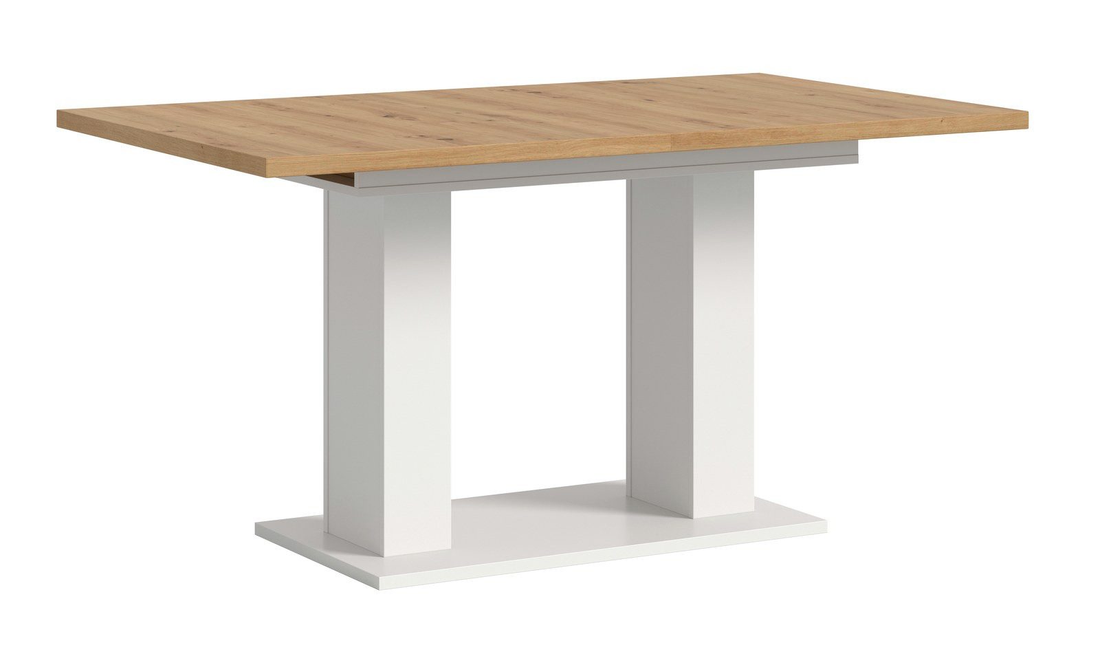 Aileenstore Esstisch OSLO, 150 cm Breite, Holz, 2-teilig