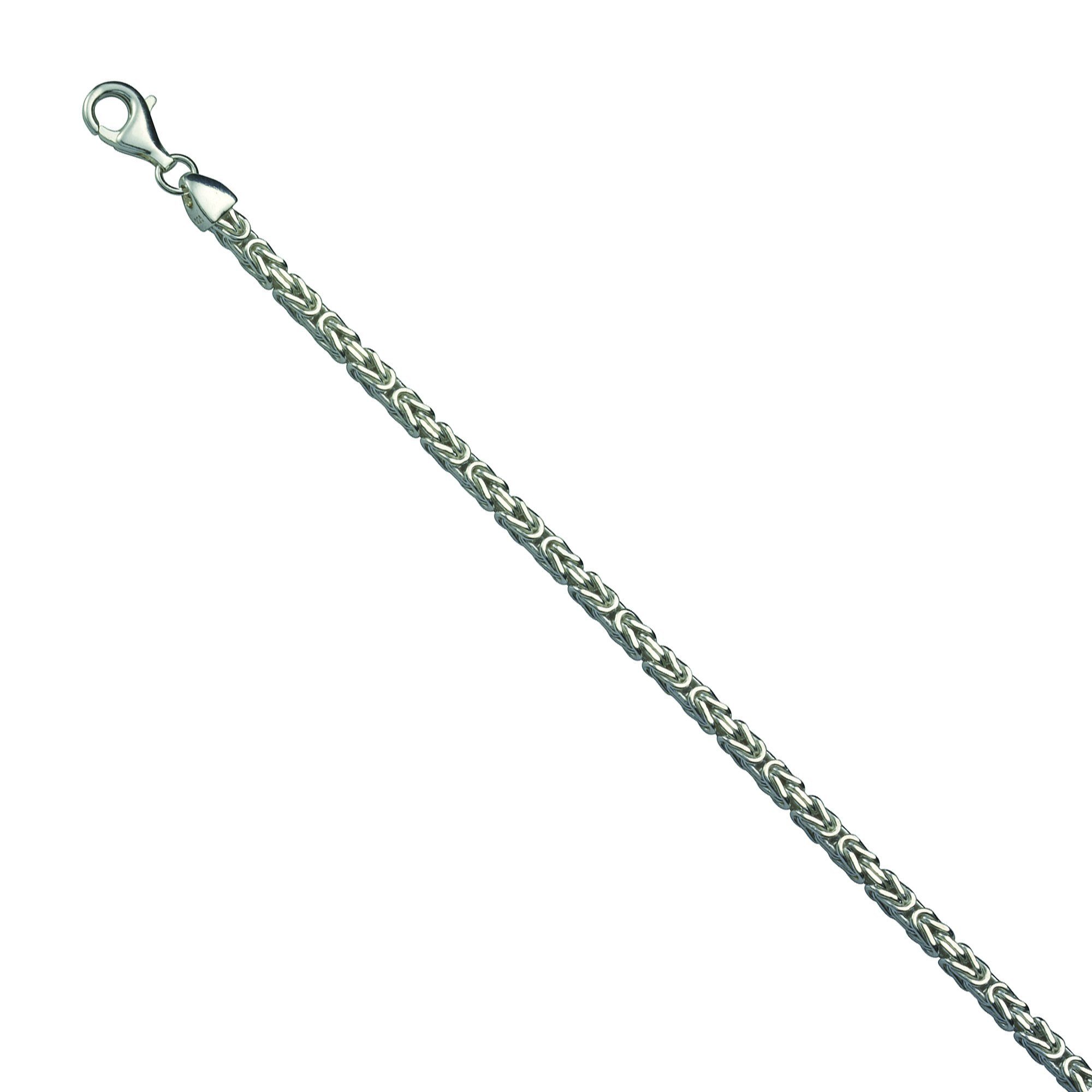 Vivance Armband 925/- Sterling Silber rhod. Königskette | Silberarmbänder