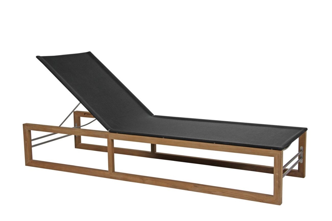 Brafab Gartenliege Vevi aus Teakholz